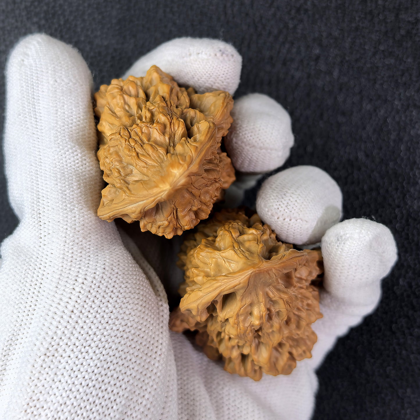 The "Fortune Gourd" (Hu Lu) Pair | 42.0mm x 43.0mm | FLHL-05