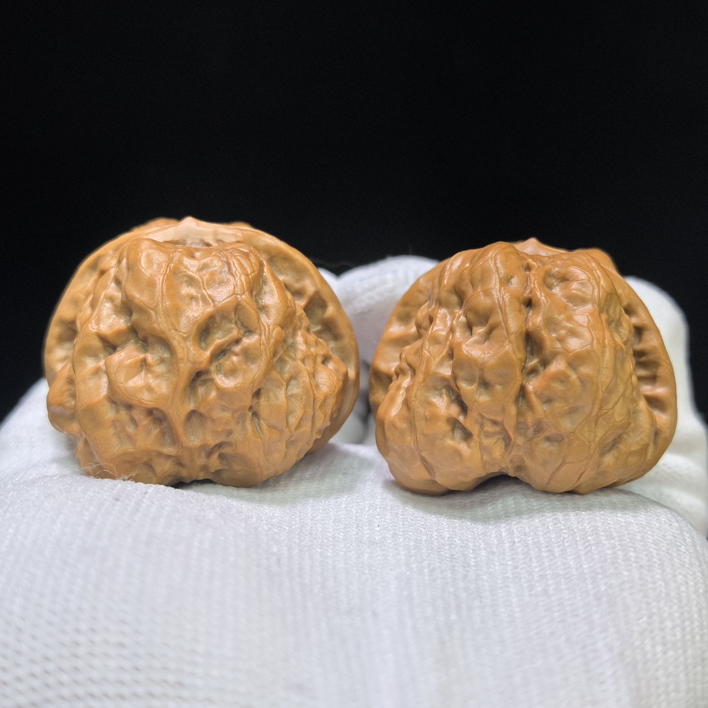 "Toad Head" Hamatou Wenwan Walnuts Pair | 40.0mm x 41.0mm | HMT-01SY