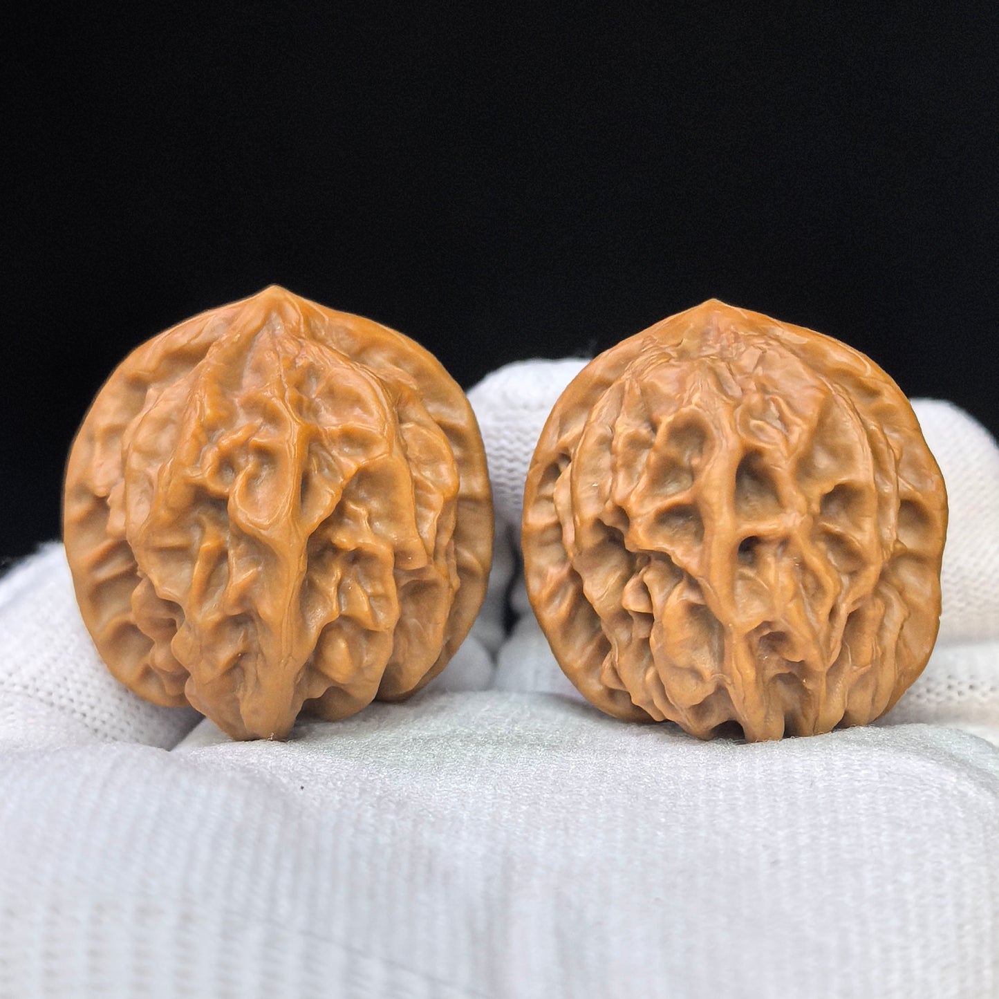"Cao Great Dragon" Cao Dalong CDL-17D5 Low-Profile Wenwan Walnuts Pair | 35.0mm x 36.0mm | CDL-17D5