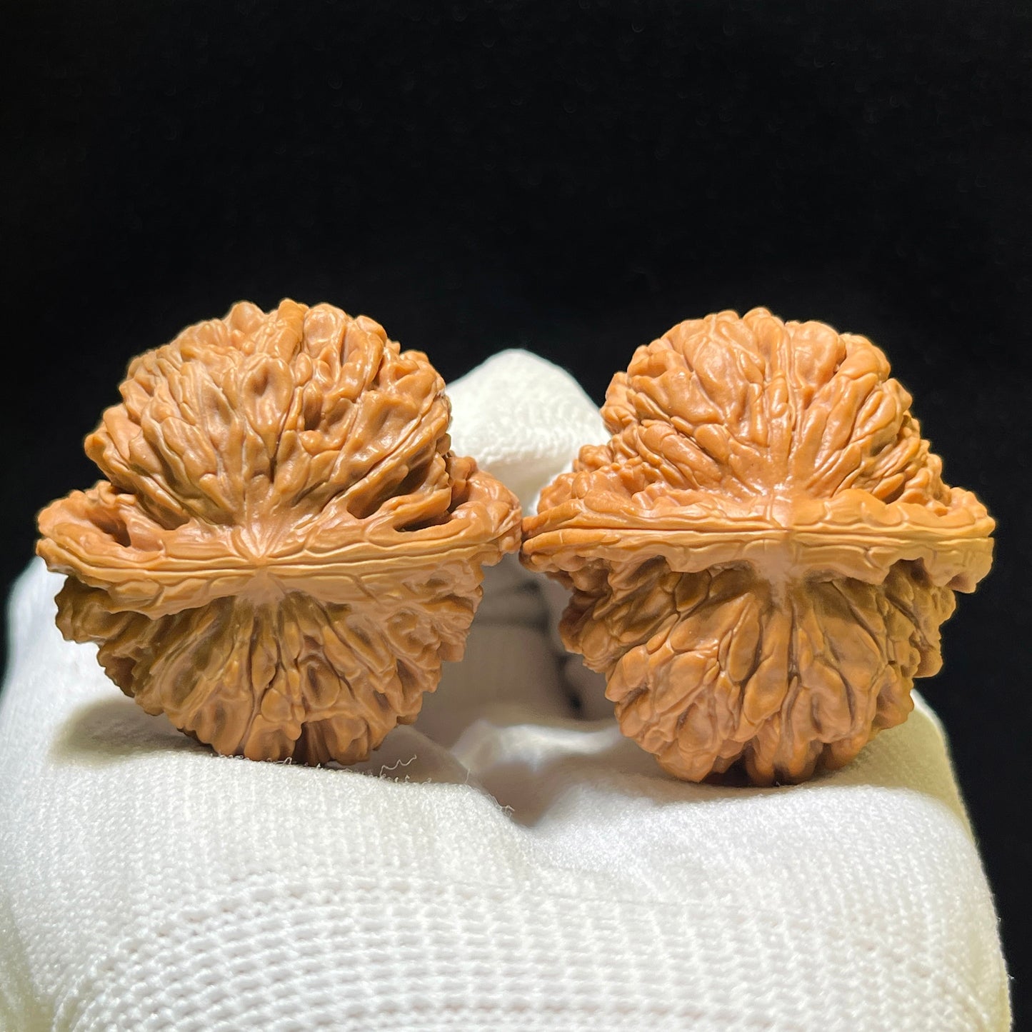 Sizuolou Lion Head (Si Zuo Lou) Scholar Walnuts Pair | 40.0mm x 40.0mm | Stock ID: SZL-1101