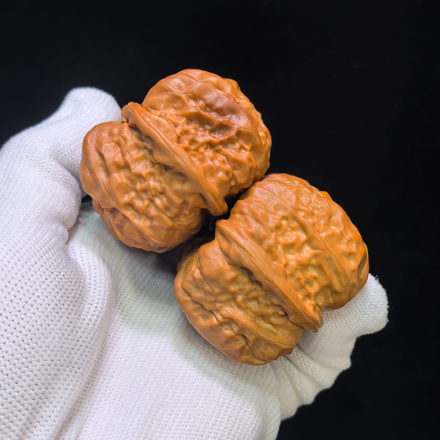 Museum-Grade "Toad Head Butterfly Conjoined Twin" (Ha Ma Tou Hu Die Lian Ti) Wild Scholar Walnut | Ultra-Rare 52.0mm x 45.0mm | High-End Collector Masterpiece | Stock ID: HDLLT-C01E