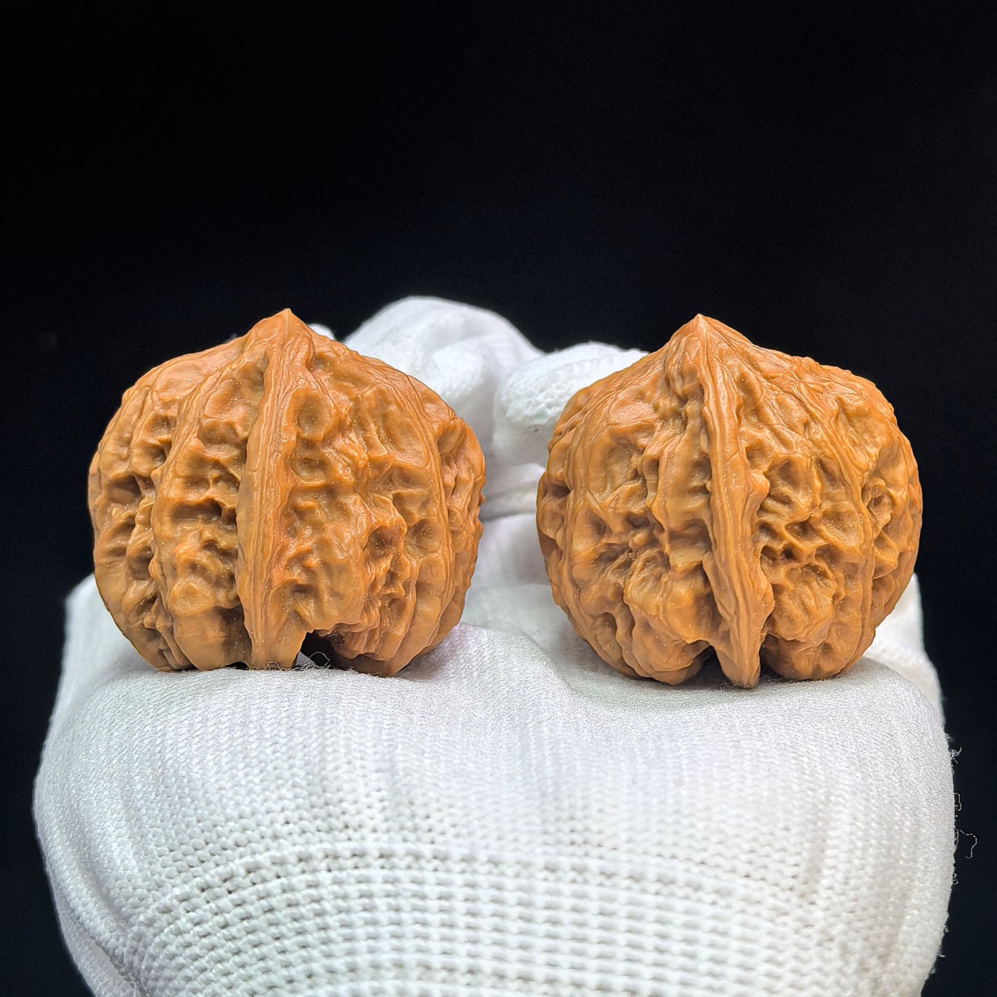 "Jiulong Valley" Jiulongyu Wenwan Walnuts (Pair) | 38.0mm x 38.0mm | Stock ID: JLY-1501C