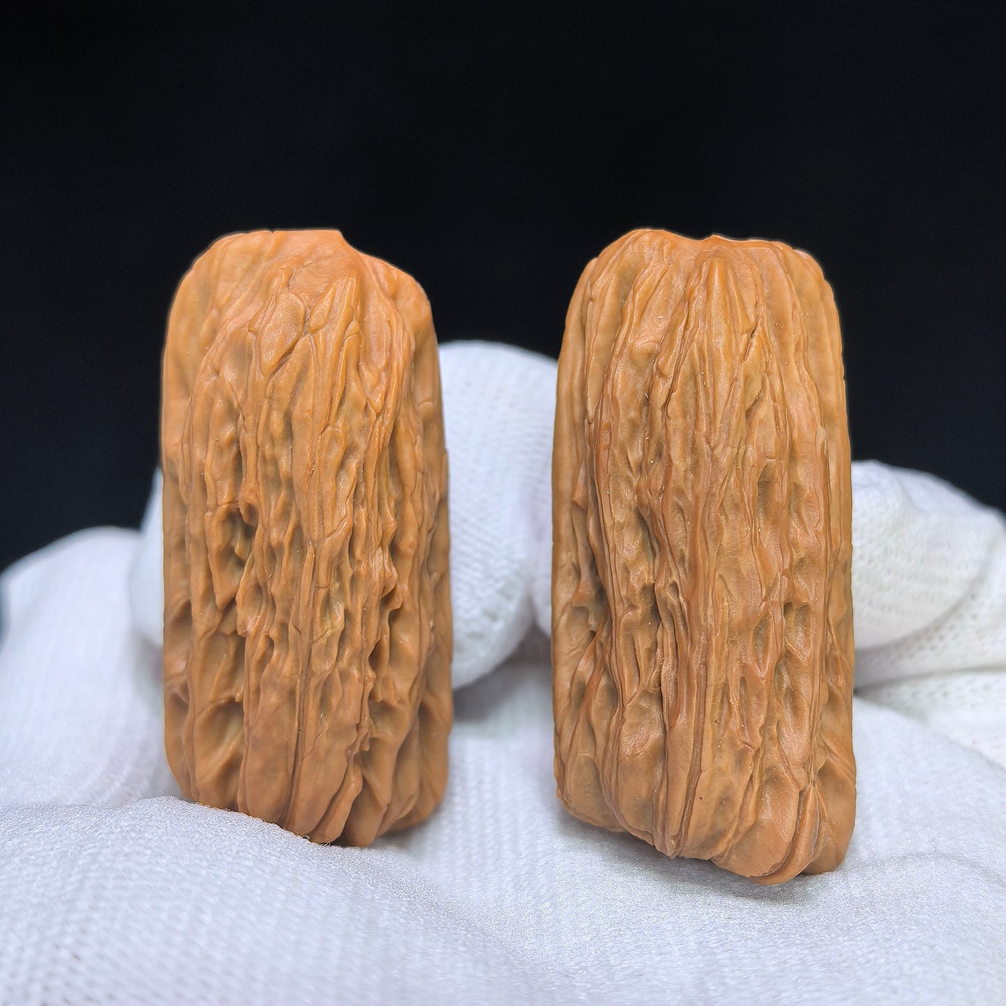 "Gold Bar" Jintiao Pocket Spinner Wenwan Walnuts Pair | 22.0mm x 22.0mm | JT-C239E