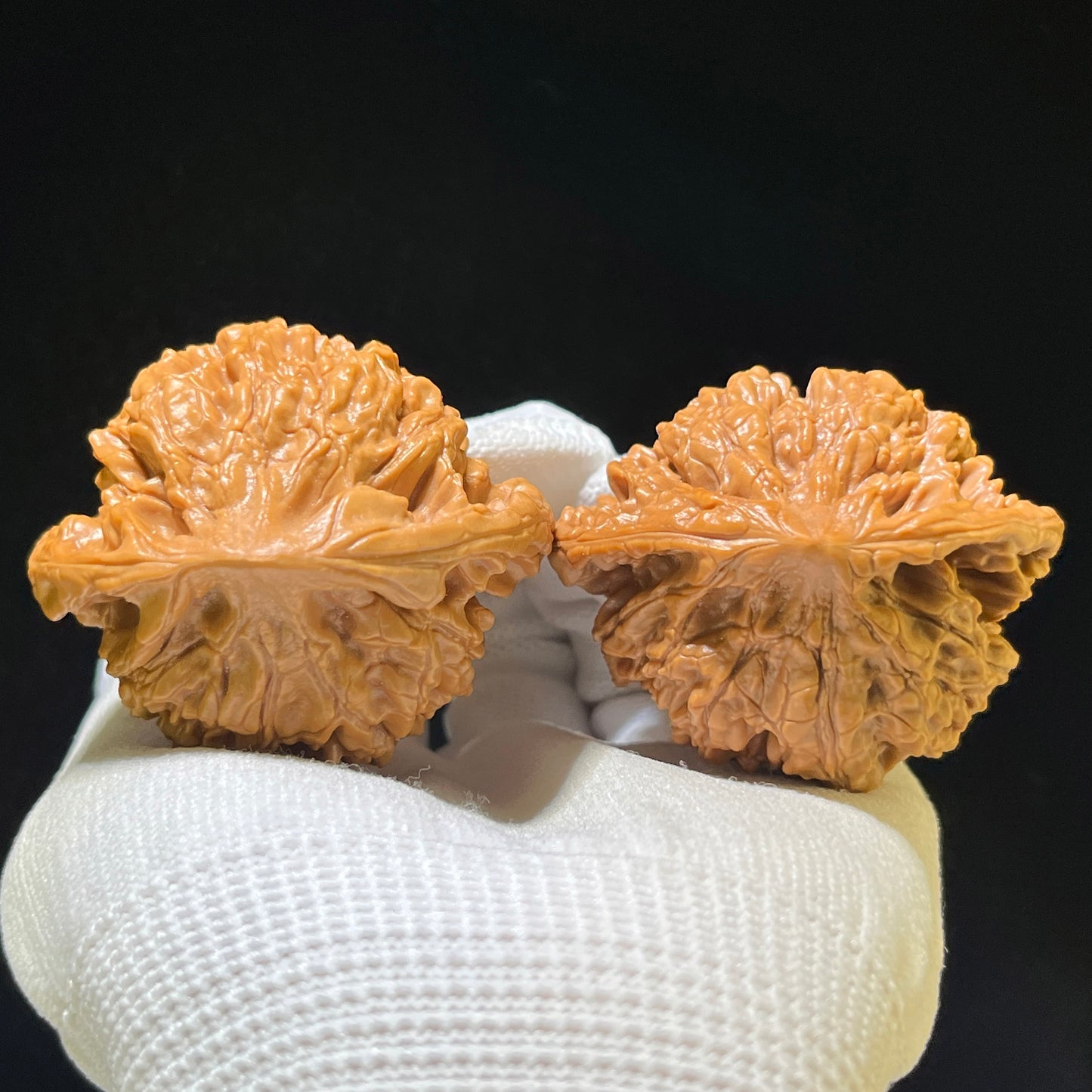 Guanmao (Official Hat) Scholar Walnuts Pair | Grand 51.0mm x 45.0mm | Stock ID: DGM-1101