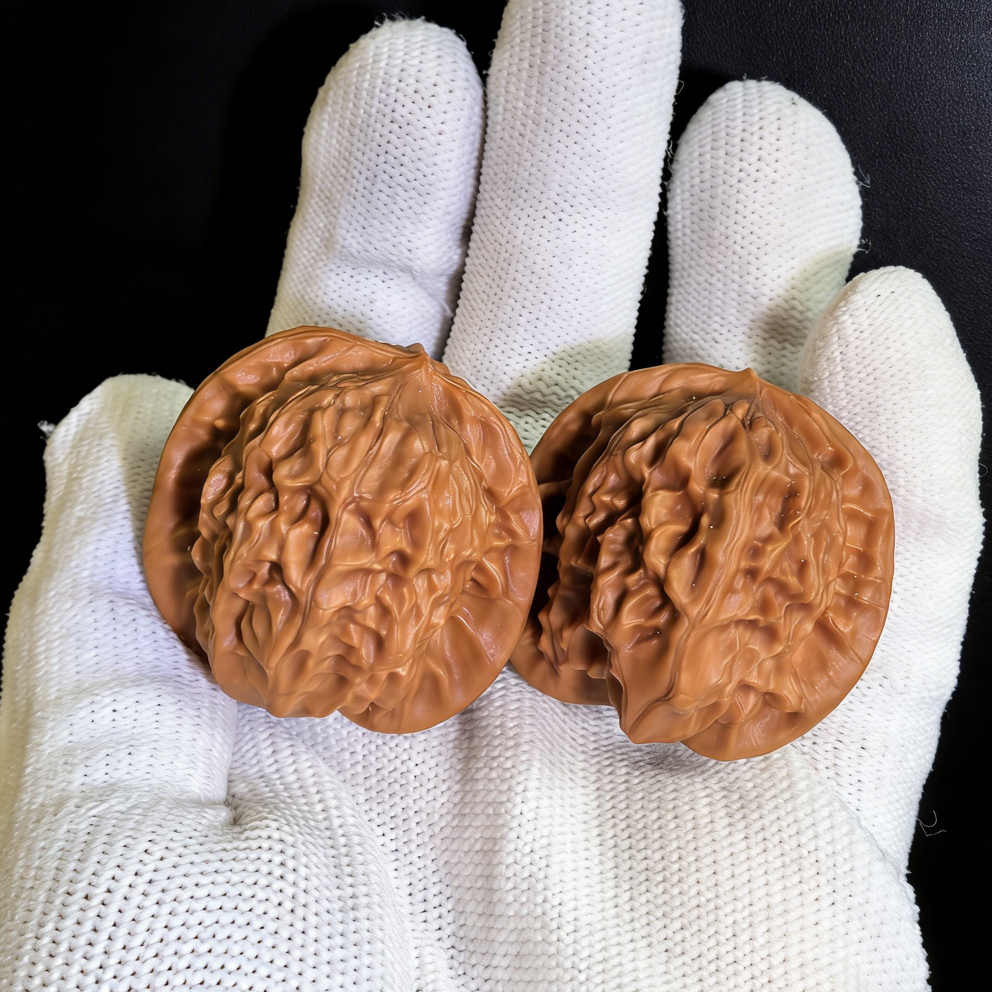 The "Porcelain Doll" (Chengde Official Seal) – Rare Micro-Grain Texture |35mm Collector’s Pair