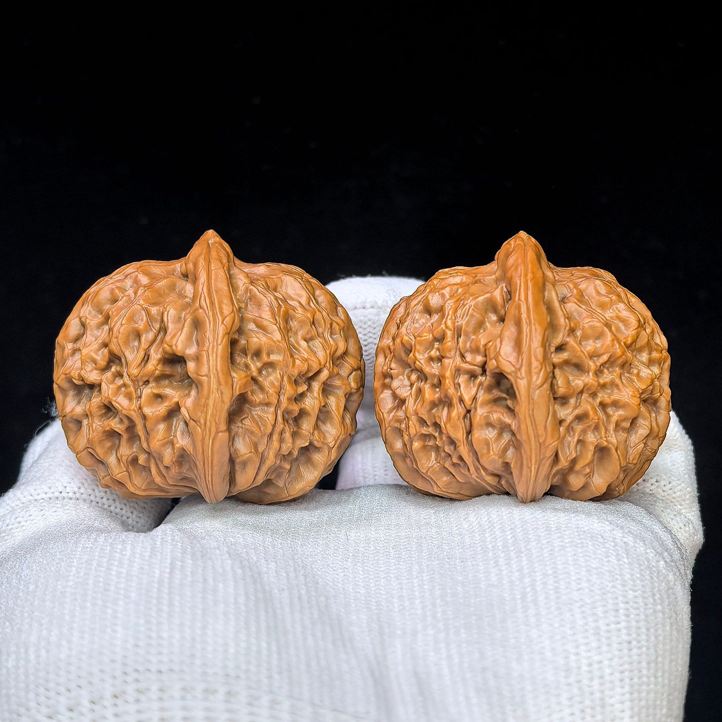 "Golden Qilin" Jin Qilin JQL-SY1F6 Low-Profile Wenwan Walnuts Pair | 42.0mm x 42.0mm | JQL-SY1F6