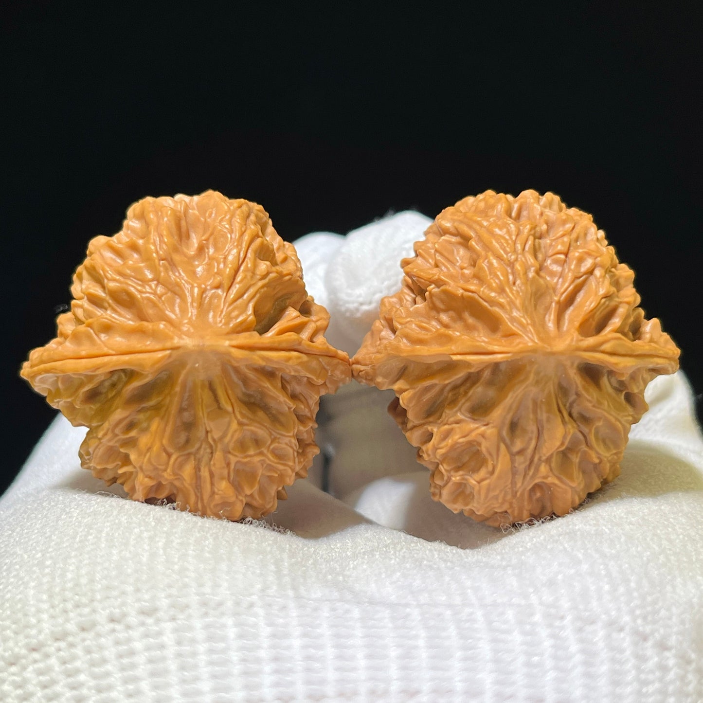 "Apple Garden" Pingguoyuan Hand-Twist Shou Nian Wenwan Walnuts (Pair) | 34.0mm x 36.0mm | Stock ID: PGY-1104