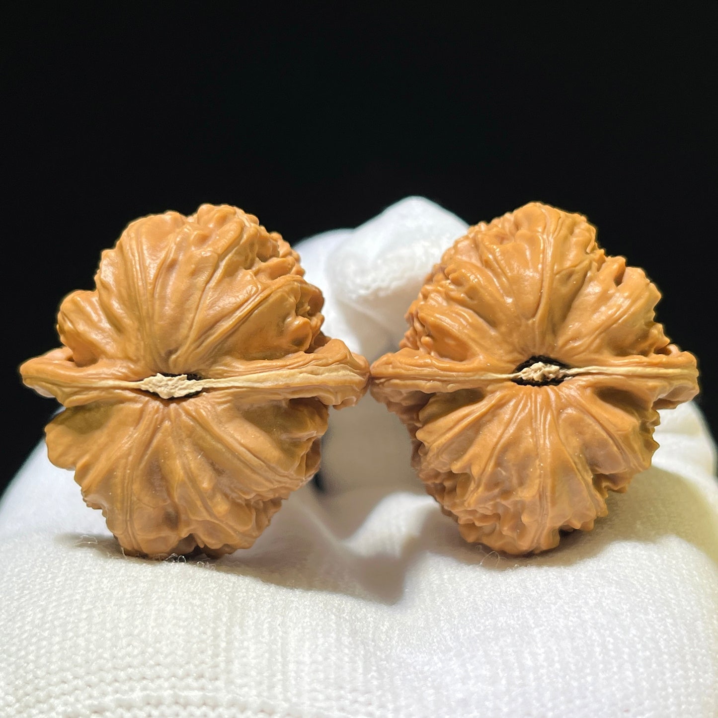 The Regal "White Lion" Baishizi Hand-Twisting Pocket Pair | 34.0mm x 36.0mm | BSZ-1104