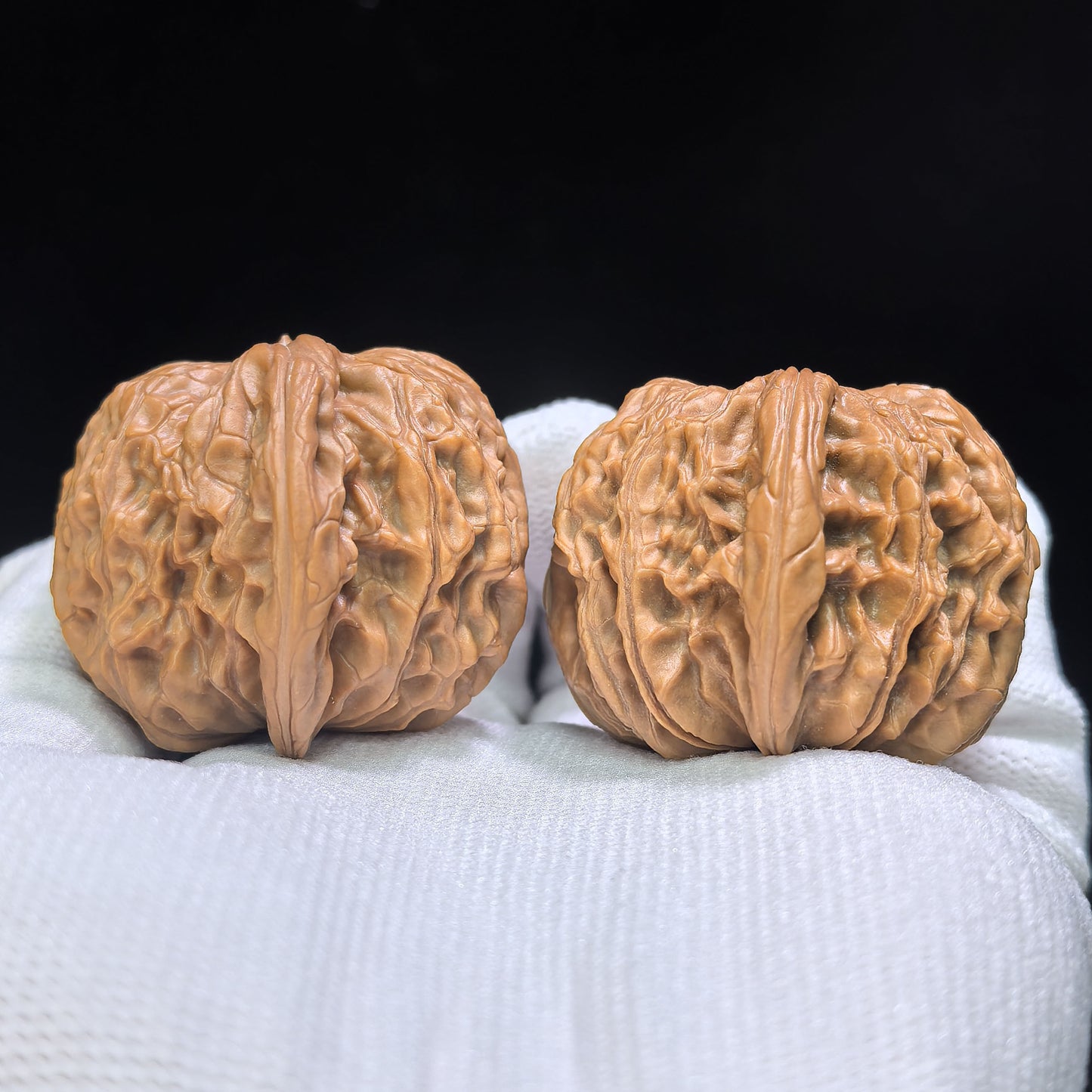 "Millstone" Mopan Wenwan Walnuts Pair | 40.0mm x 39.0mm | MP-1502C
