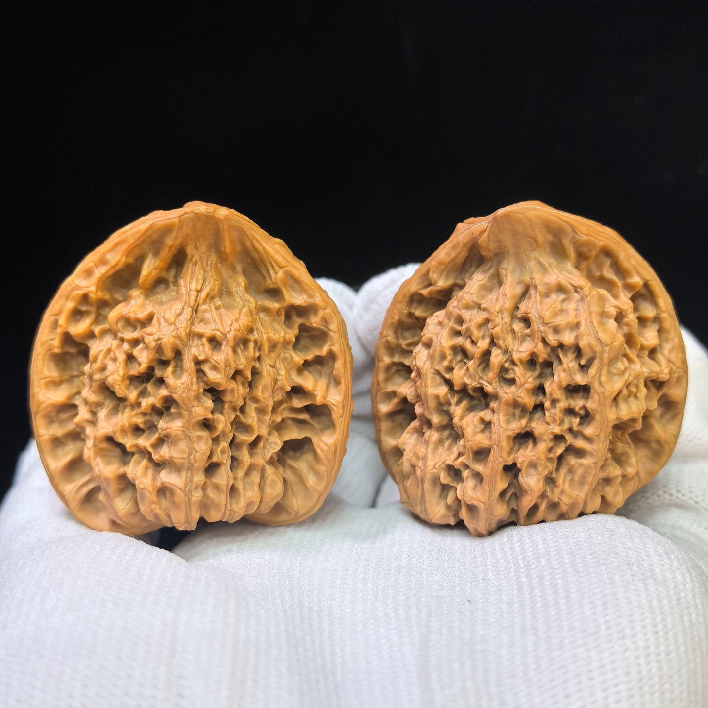 "Official Hat Snake Head" Guanmao Shetiao Wenwan Walnuts Pair | 42.0mm x 32.0mm | GMST-01SY