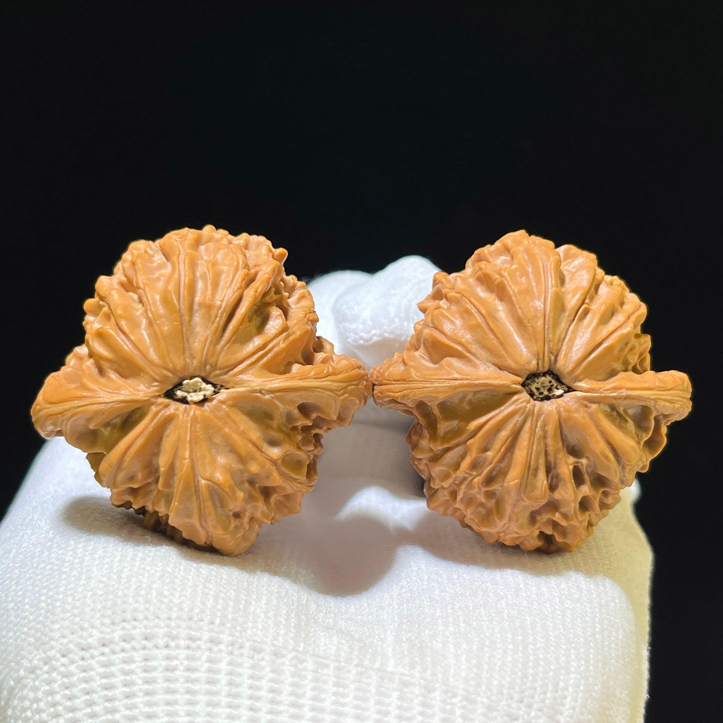"Millstone" Mopan Wenwan Walnuts (Pair) | 41.0mm x 40.0mm | Stock ID: MP-1112