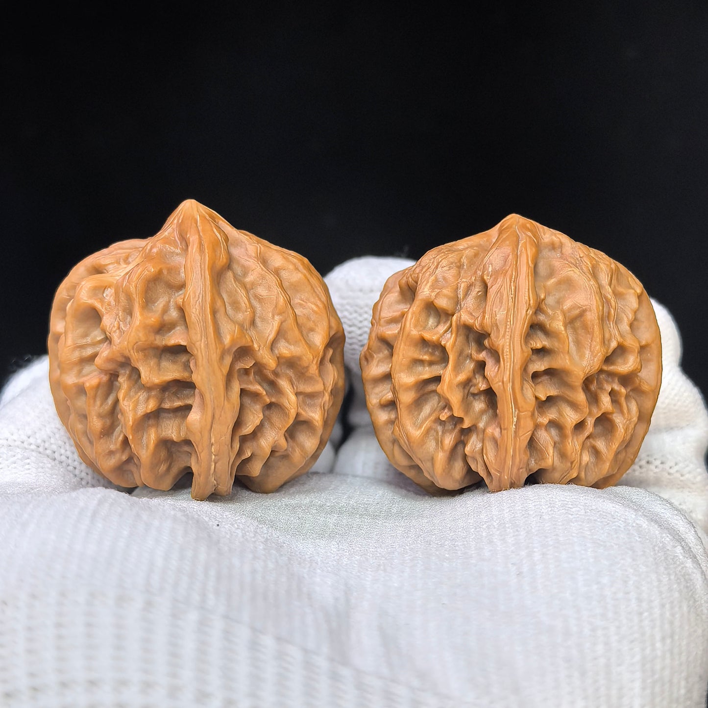 "Cao Great Dragon" Cao Dalong CDL-17D5 Low-Profile Wenwan Walnuts Pair | 35.0mm x 36.0mm | CDL-17D5