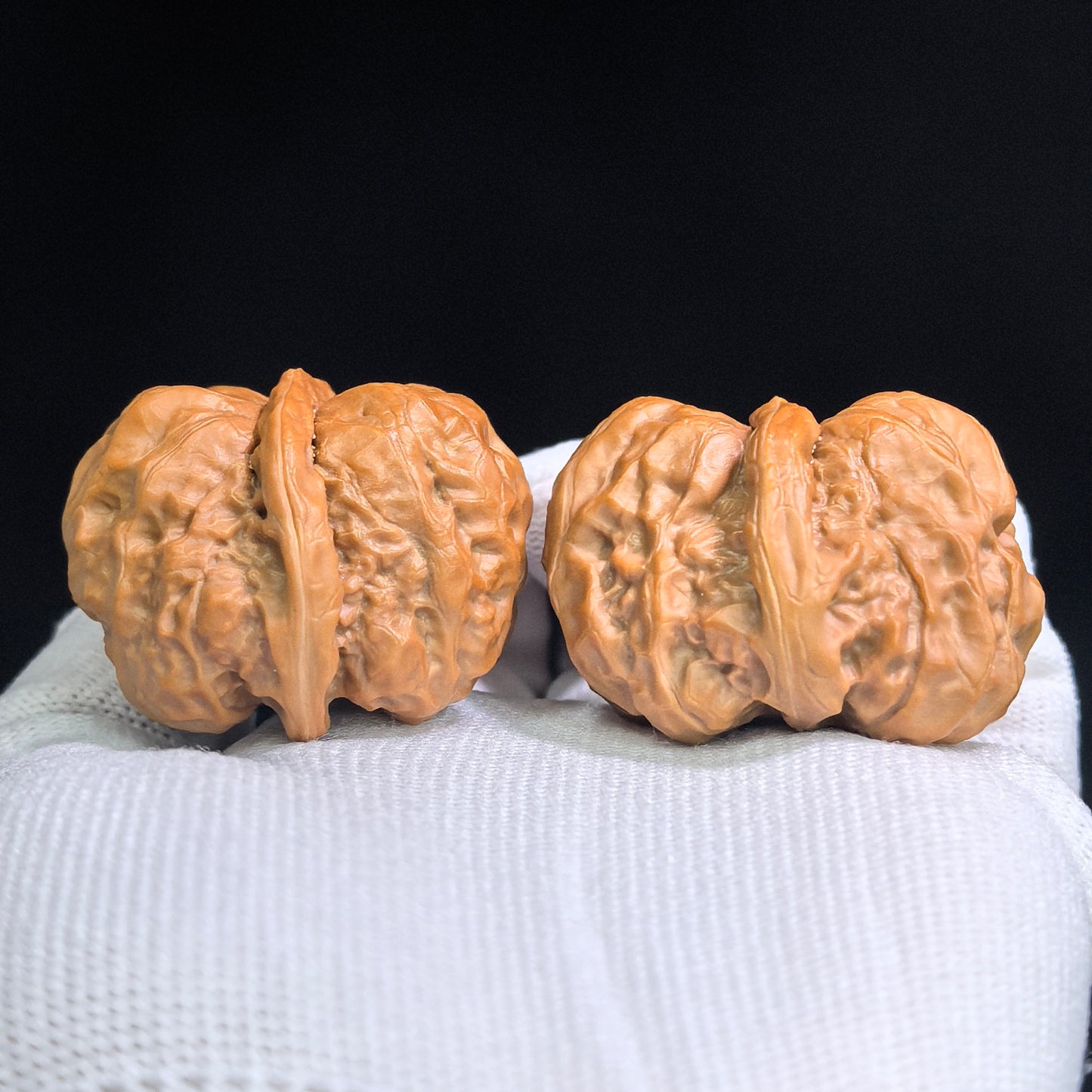 "Toad Head" Hamatou HMT-SY1G5 Classic Wenwan Walnuts Pair | 37.0mm x 37.0mm | HMT-SY1G5