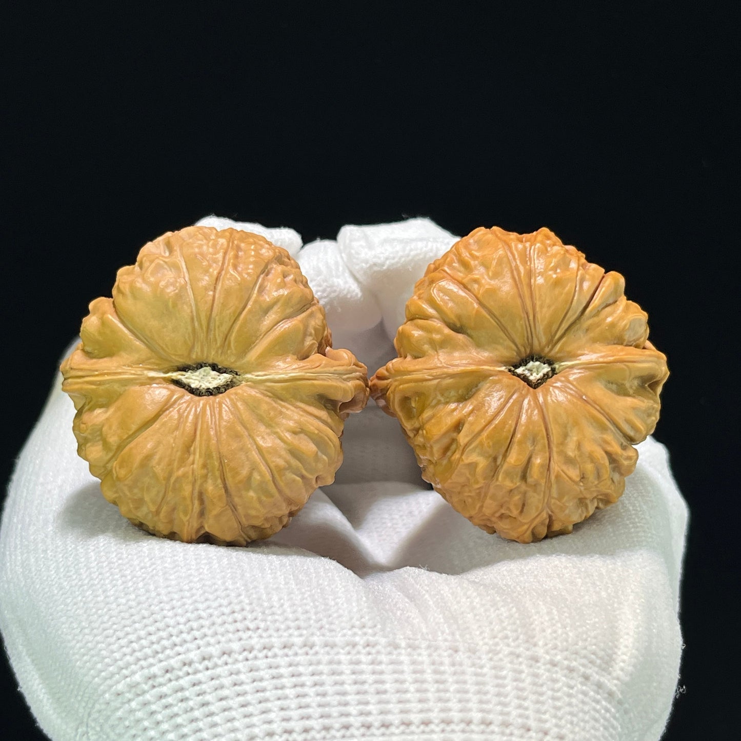 The "Squat Pumpkin" (Nan Gua Dun) Colossal Deep-Bellied Giant Pair | 45.0mm x 46.0mm | NGD-903