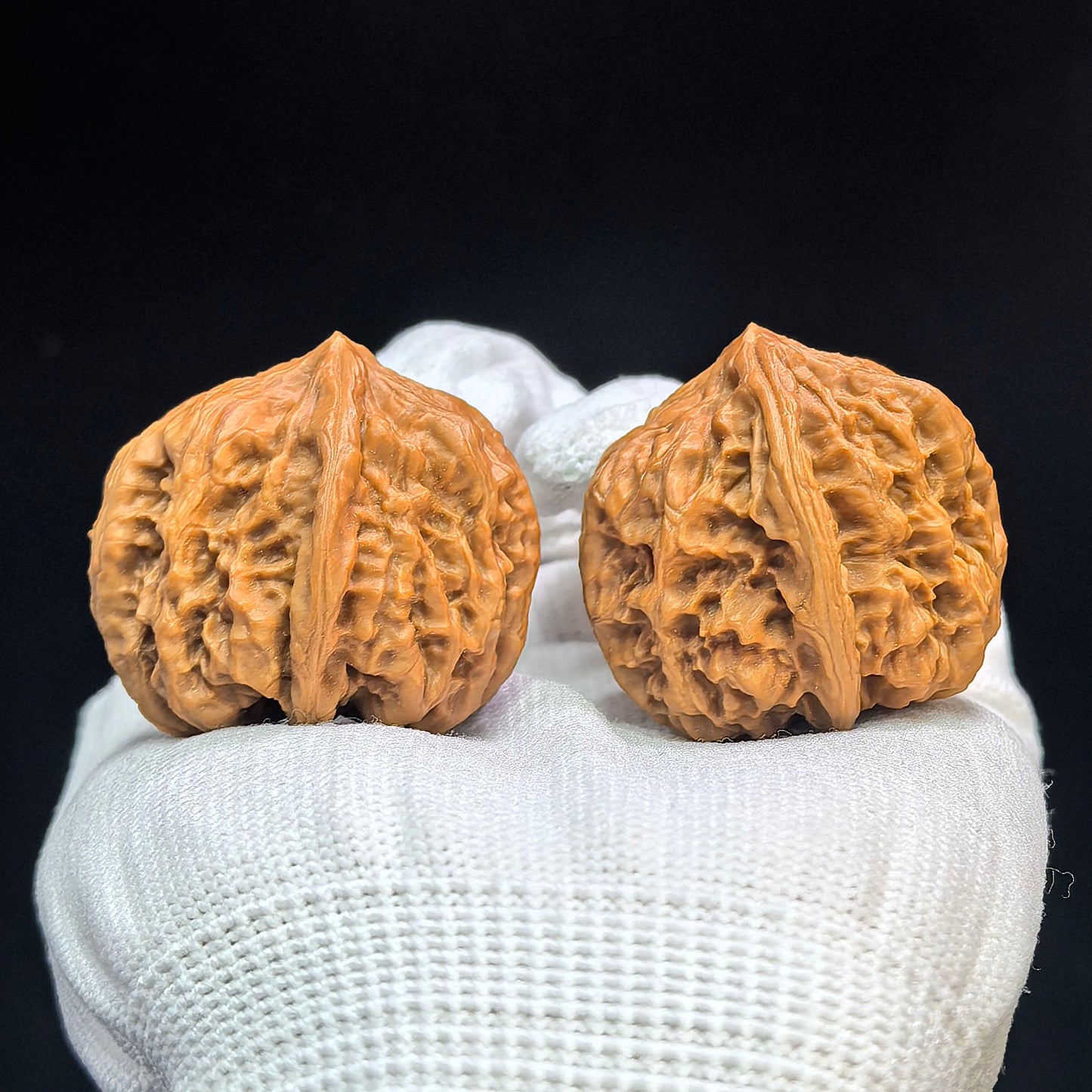 "Jiulong Valley" Jiulongyu Wenwan Walnuts (Pair) | 38.0mm x 38.0mm | Stock ID: JLY-1501C