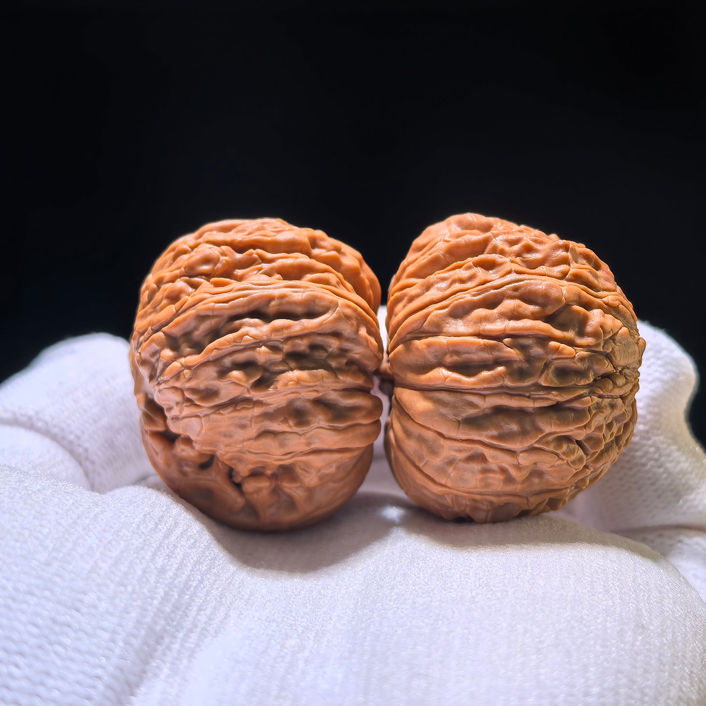 The Rare "Flying Snake" Lion Head (Fei She) Matched Pair | 34.0mm x 37.0mm | FSST-1201E