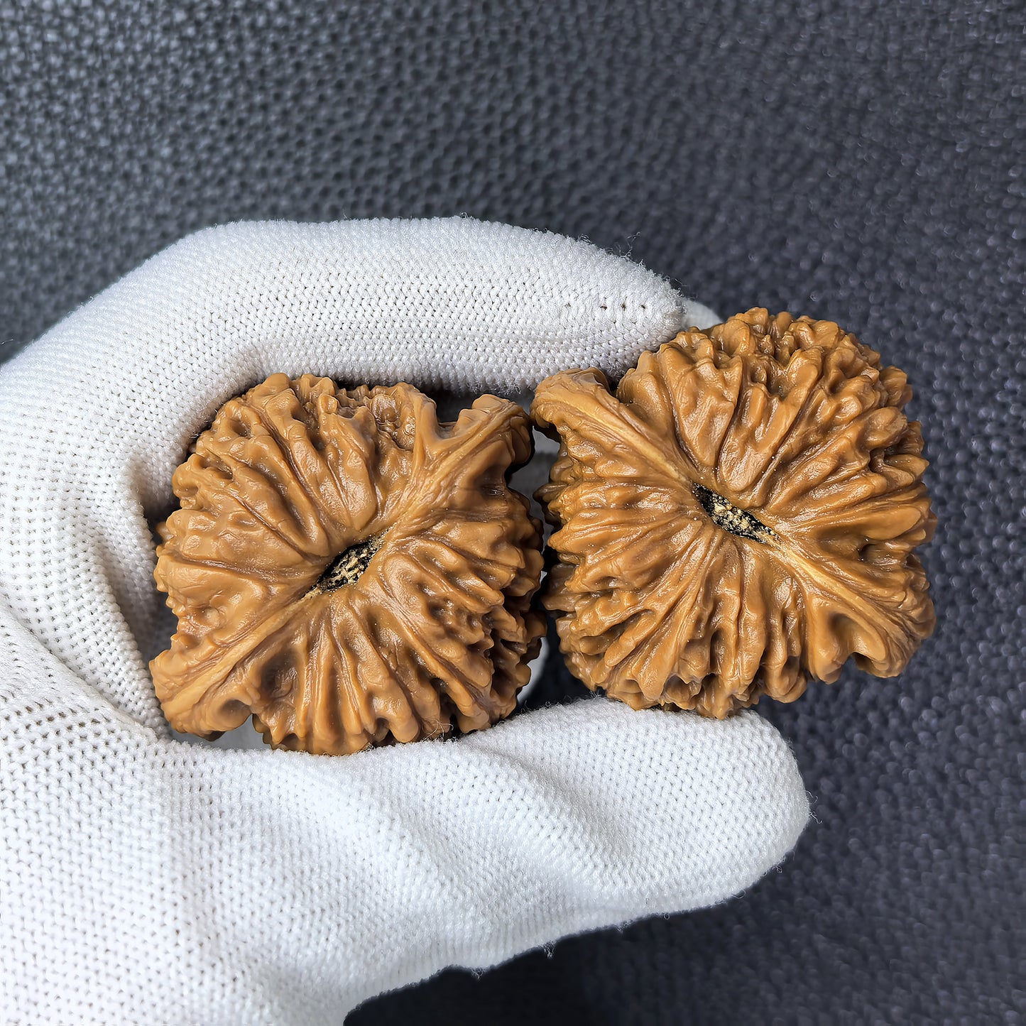 The "Nan Jiang Stone" (Nan Jiang Shi) Pair | 45.0mm x 41.0mm | NJS-505