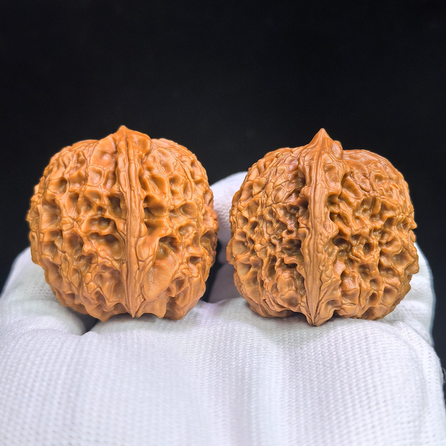 "Grand Reunion / Great Sphere" Datuanyuan DTY-17C6C Low-Profile Wenwan Walnuts Pair | 41.0mm x 41.0mm | DTY-17C6C