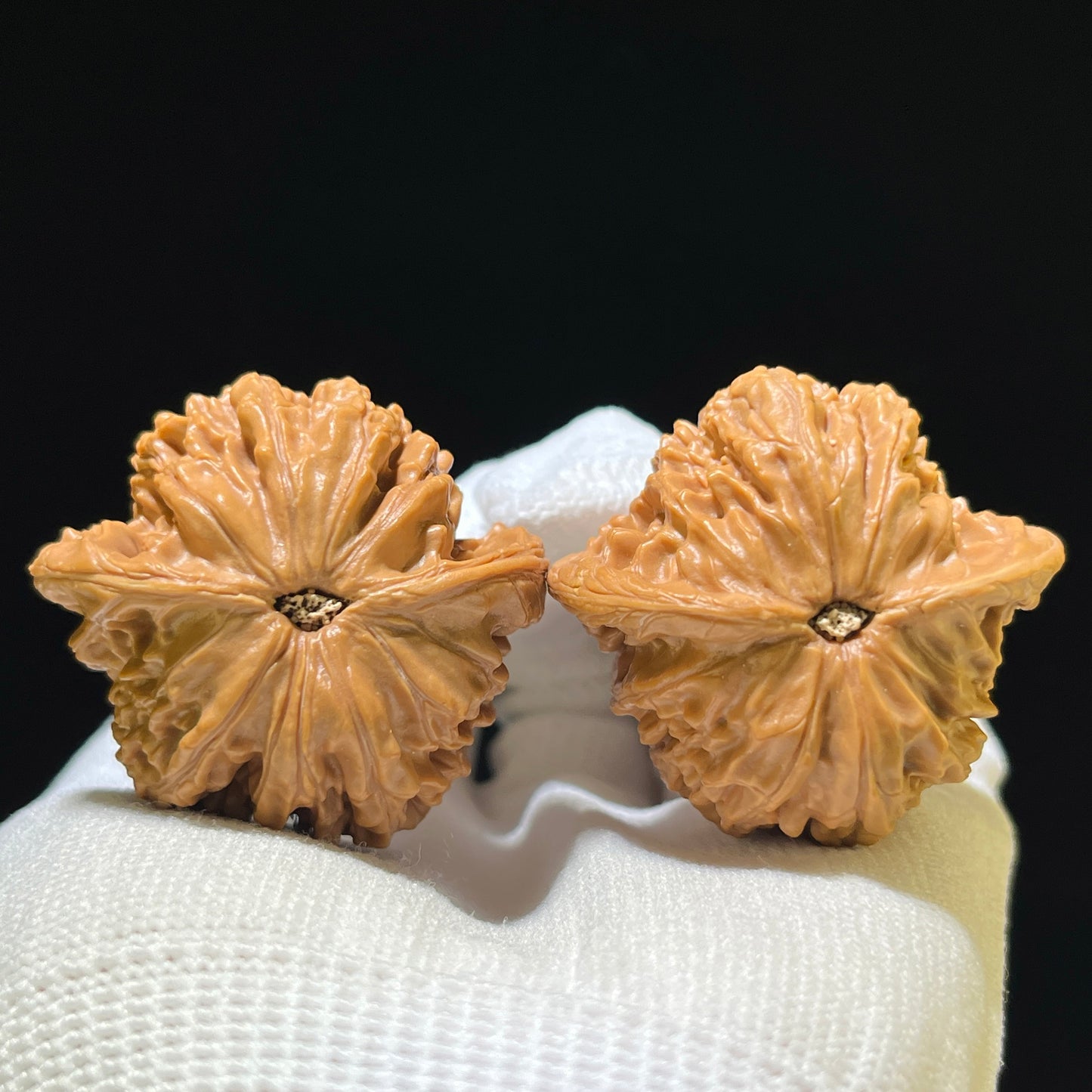 "Wild Millstone" Ye Mopan Wenwan Walnuts (Pair) | 40.0mm x 36.0mm | Stock ID: MP-1115
