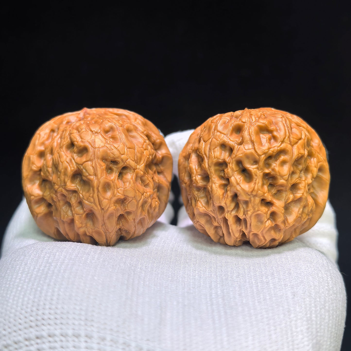 "Fried Rice Cake Roll" Lvdagun Wenwan Walnuts Pair | 43.0mm x 49.0mm | LDG-1551C