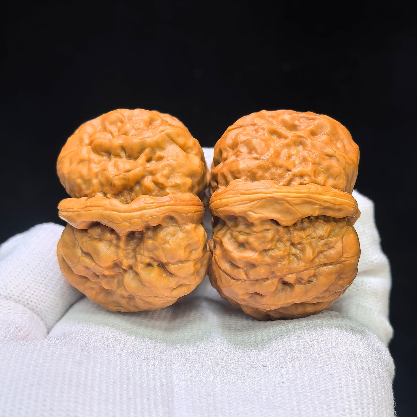 Hamatou (Toad Head) Premium Select Pair | 43.0mm x 42.0mm | Classic Low-Profile Ingot Posture | Stock ID: HMT-401C