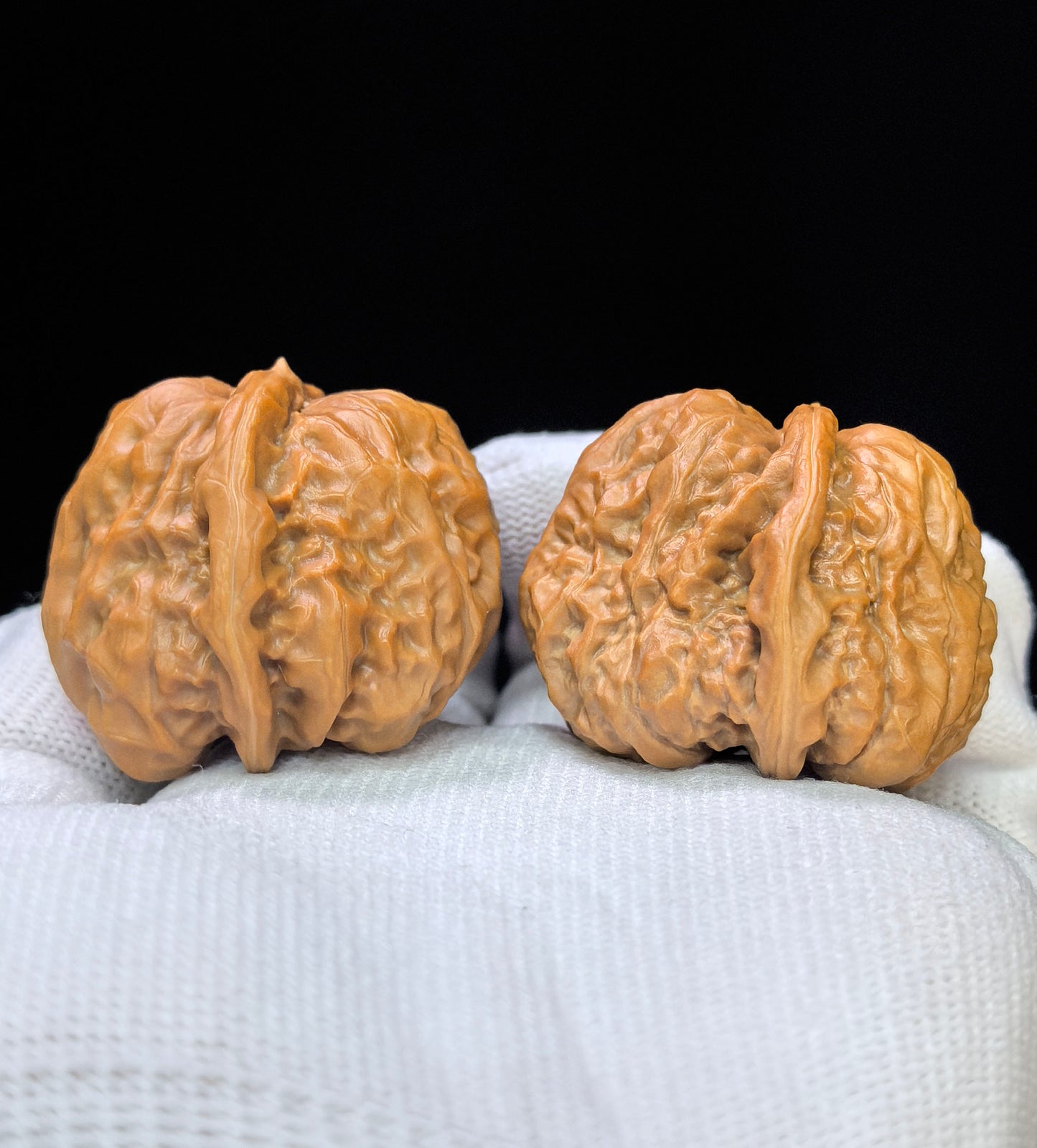 "Toad Head" Hamatou HMT-17H9 Low-Profile Wenwan Walnuts Pair | 40.0mm x 40.0mm | HMT-17H9