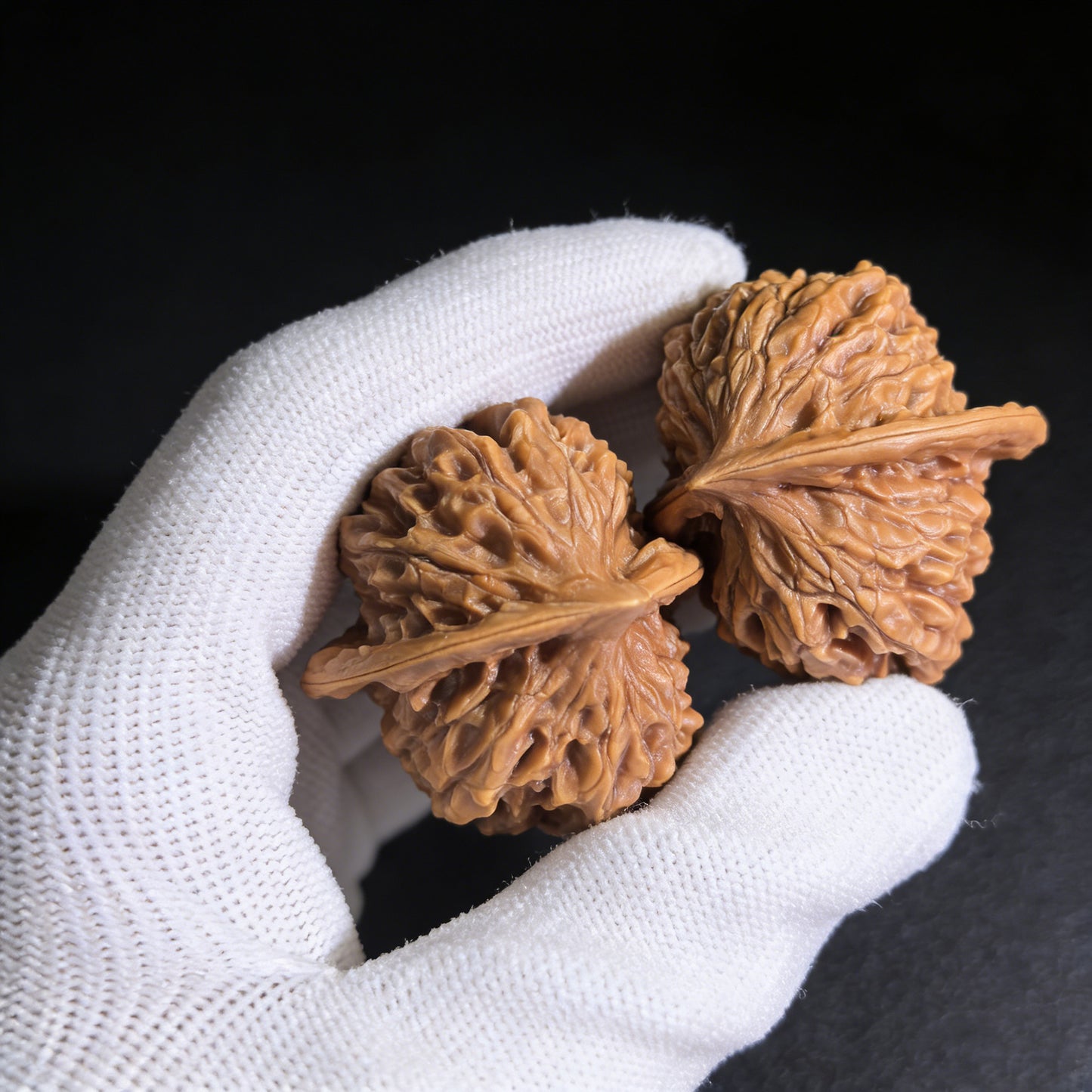 The "Horseshoe Half-Wall" (Ma Ti Ban Bi) Twin Pair | Boutique Grade | 36.0mm x 37.0mm | MTBB-401C