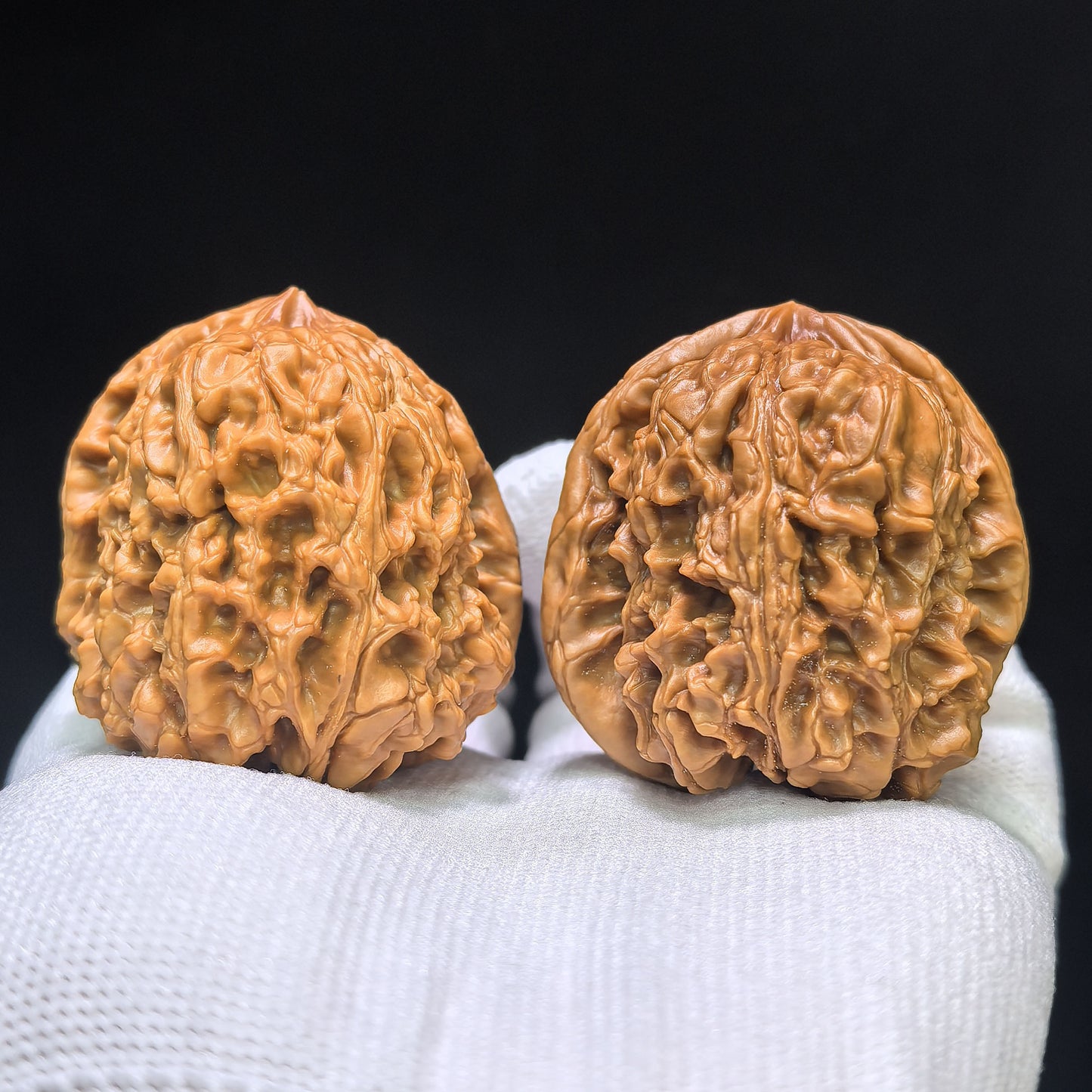 "Chubby Pier" Mendun Wenwan Walnuts Pair | 42.0mm x 45.0mm | MD-1501C