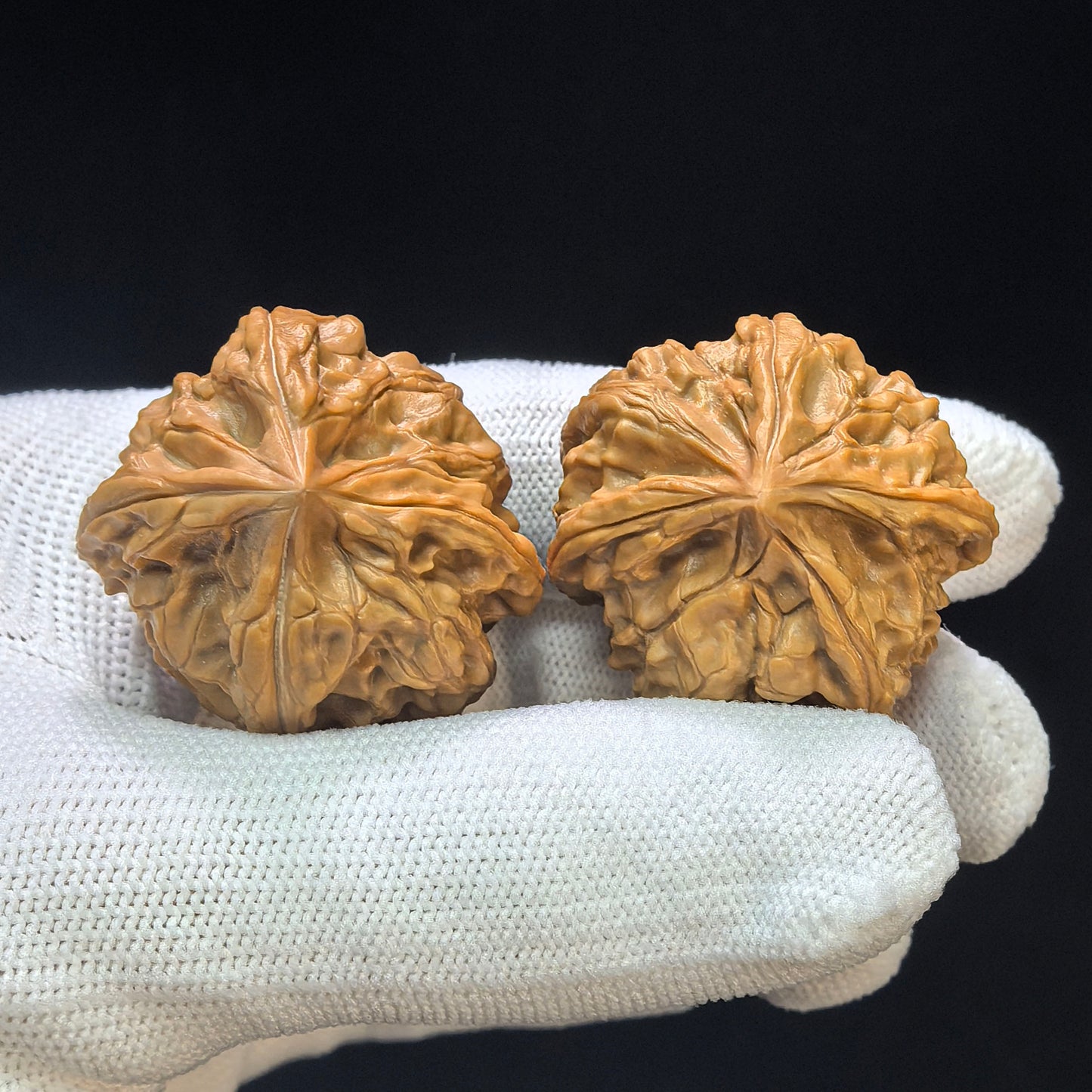 "Pocket Imperial Jade Seal Vulture" Yuxi Zuoshandiao Special Pocket Mutation Wenwan Walnuts Pair | 31.0mm x 32.0mm | YSZSD-C231E