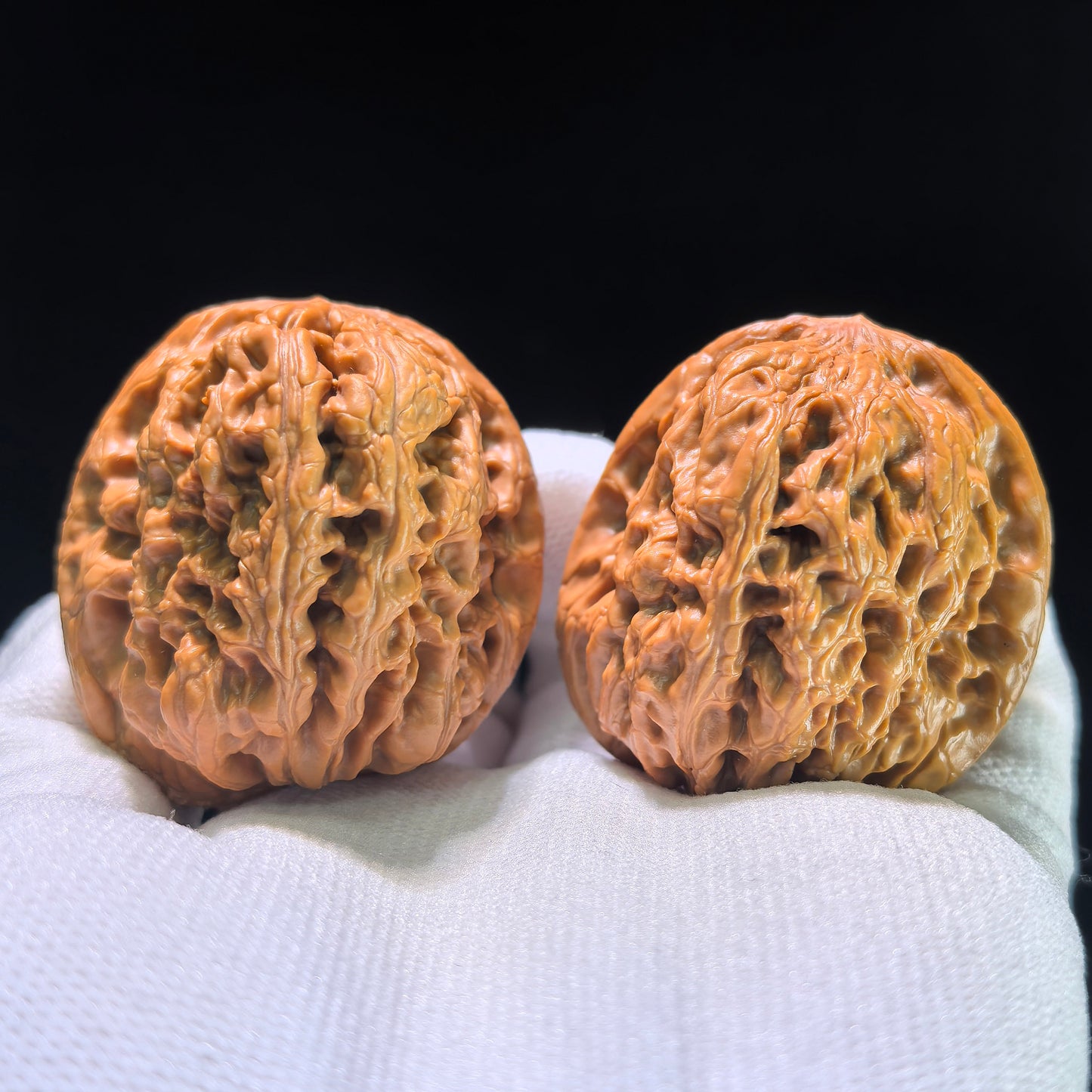 The "General's Shoulders" (Jiang Jun Bang) Balanced High-Stature Pair | 45.0mm x 45.0mm | HBJJB-901