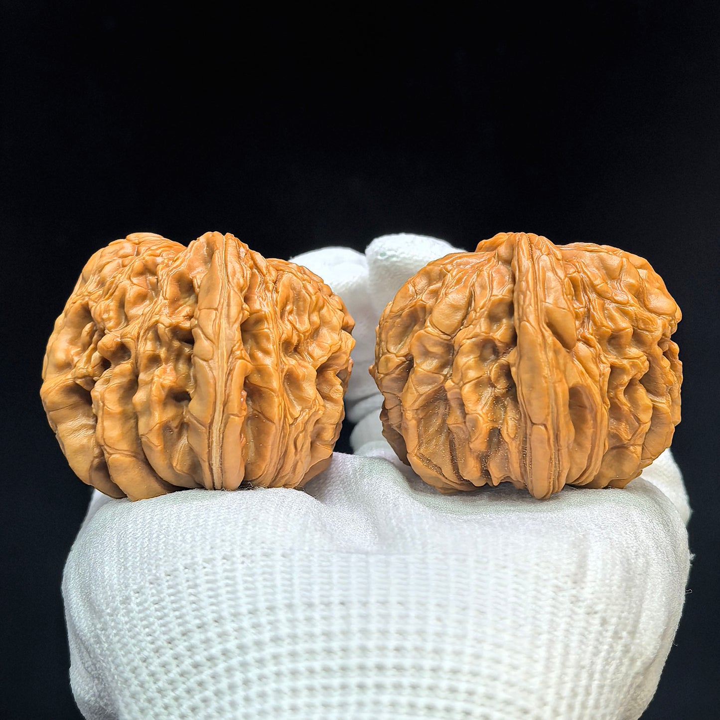 "Huakun Dragon" Hua Kun Long Wenwan Walnuts (Pair) | 48.0mm x 47.0mm | Stock ID: HKL-1505C