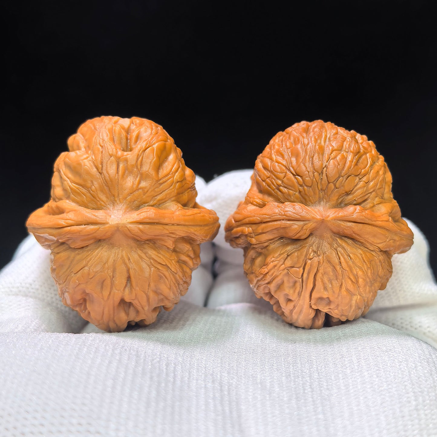 "Pinggu Ingot" Pinggu Yuanbao PGYB-1501C Low-Profile Wenwan Walnuts Pair | 37.0mm x 40.0mm | PGYB-1501C