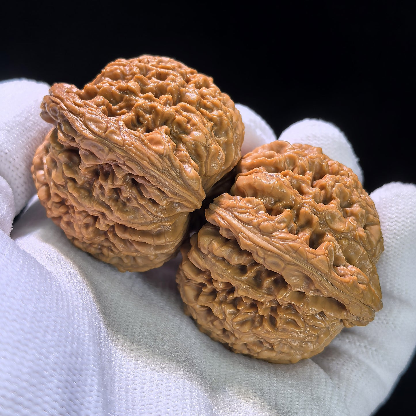 [Boutique Grade] The "Nanjiang Stone" (NJS) Concave-Base Sphere Matched Pair | 43.0mm x 41.0mm | NJS-1205C