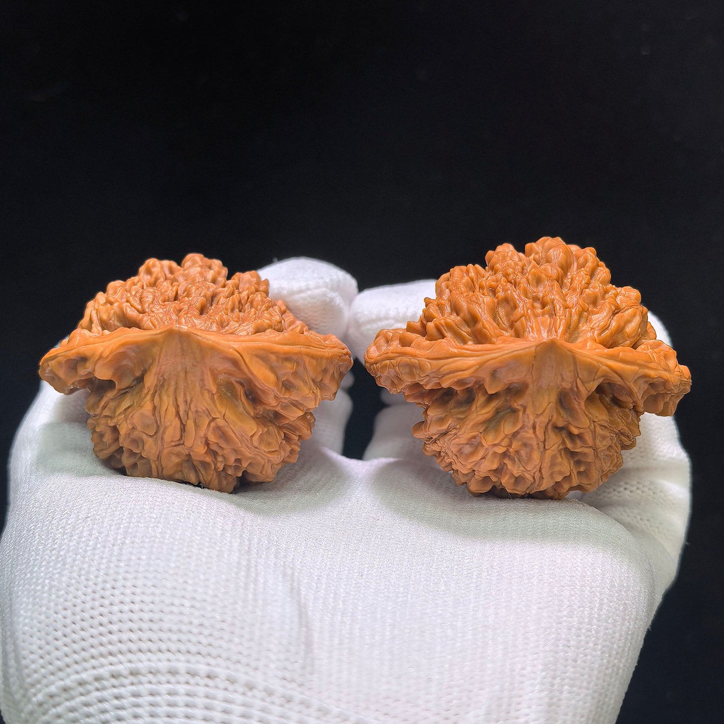 "Kylin Texture Snake Head Treasure Bowl" Qilinwen Shetou Jubaopen Wenwan Walnuts Pair | 50.0mm x 47.0mm | QLWSTJBP-CG212E
