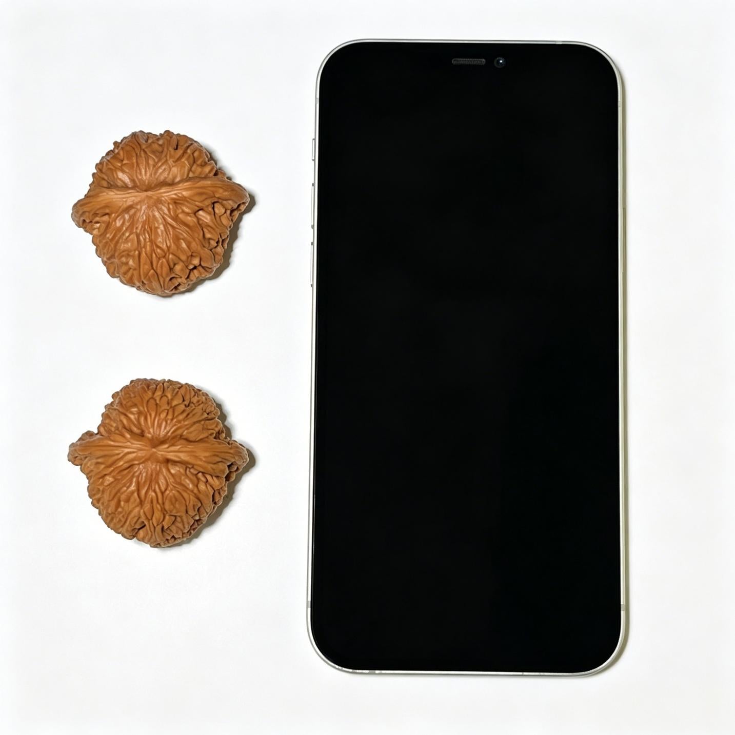 "Millstone" Mopan Wenwan Walnuts Pair | 40.0mm x 38.0mm | MP-1111