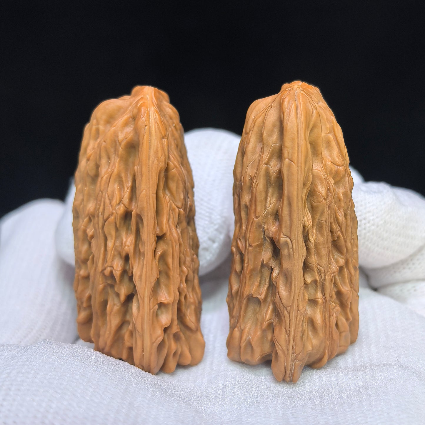 "Gold Bar" Jintiao Pocket Spinner Wenwan Walnuts Pair | 22.0mm x 22.0mm | JT-C239E