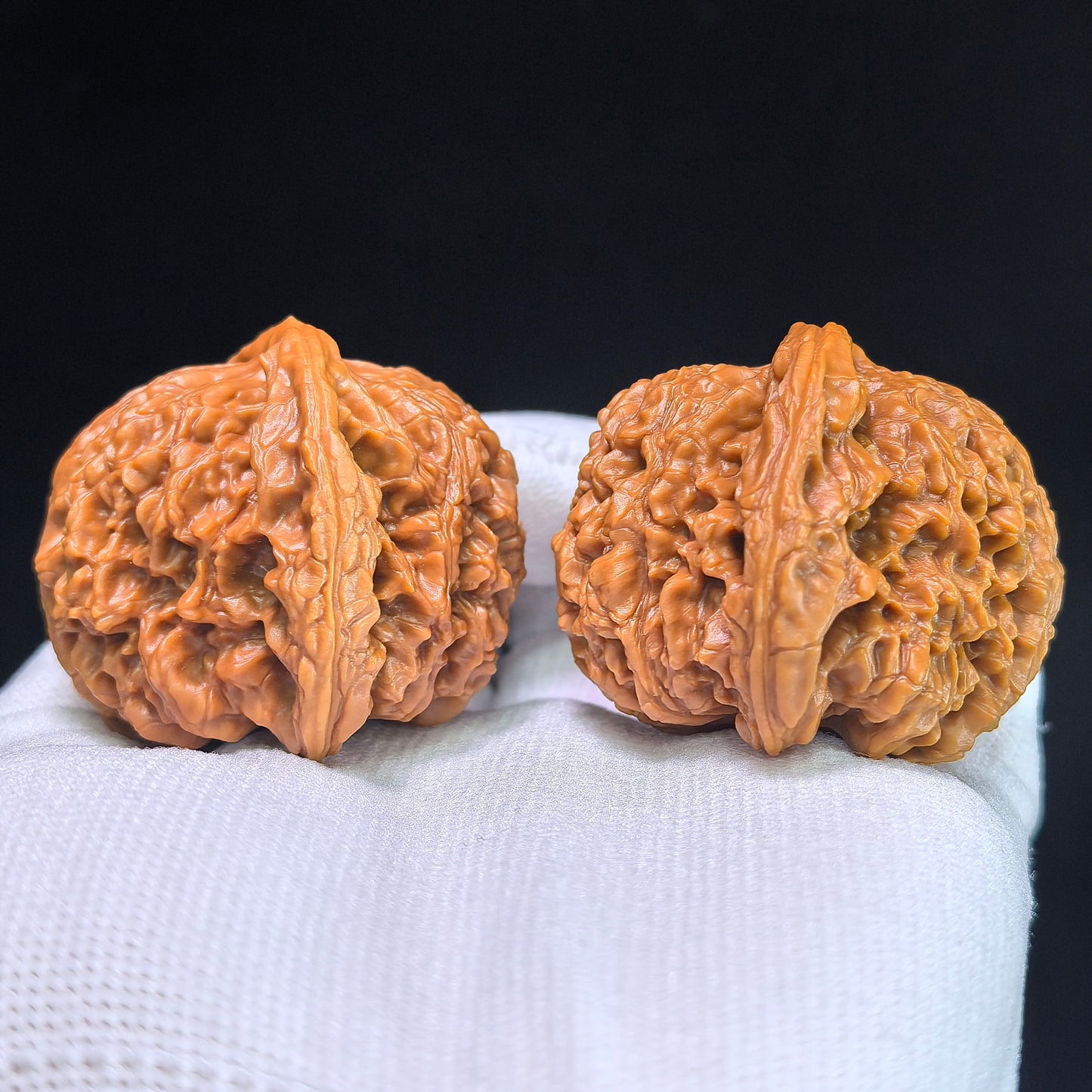 The "Nanjiang Stone" (NJS) Premium Lion Head Pair | 45.0mm x 42.0mm | NJS-1033C