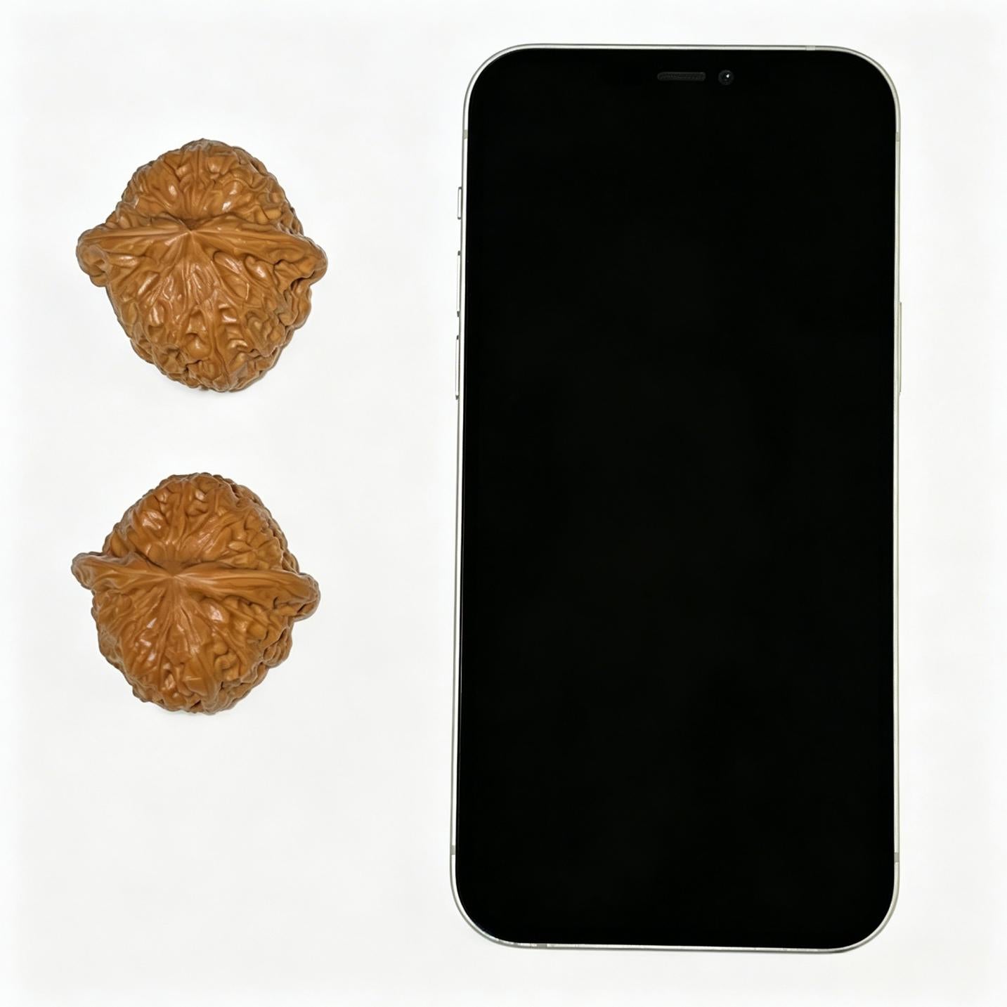 "Little Pumpkin Pier" Xiao Nanguadun Wenwan Walnuts (Pair) | 39.0mm x 39.0mm | Stock ID: NGD-1106