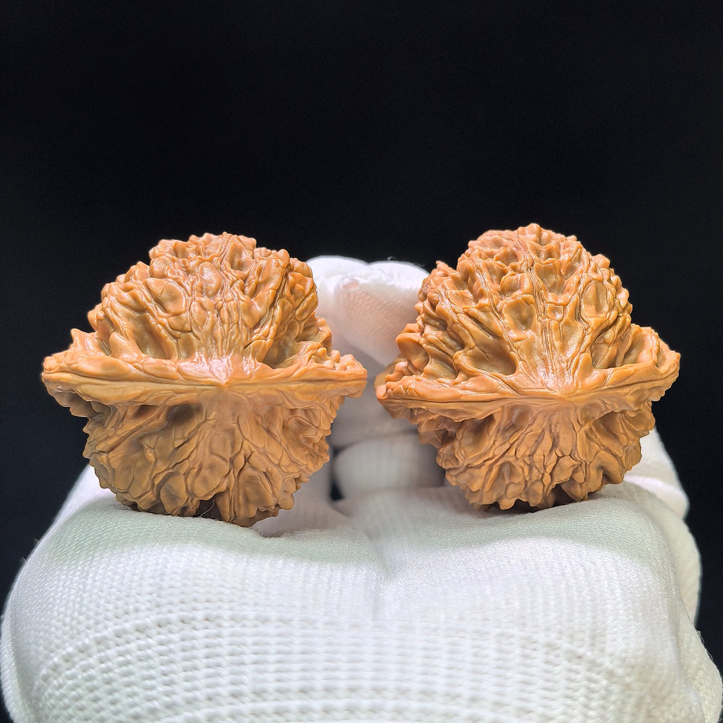"Golden Kylin" Jinqilin Wenwan Walnuts (Pair) | 41.0mm x 38.0mm | Stock ID: JQL-1403