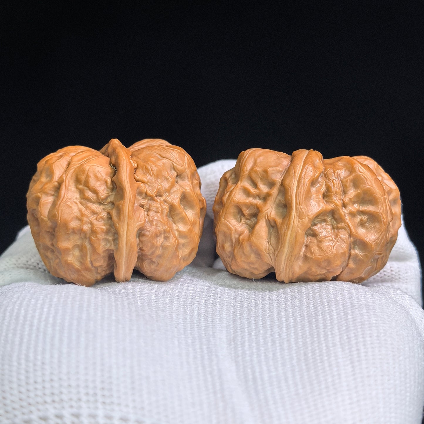 "Toad Head" Hamatou HMT-SY1G5 Classic Wenwan Walnuts Pair | 37.0mm x 37.0mm | HMT-SY1G5