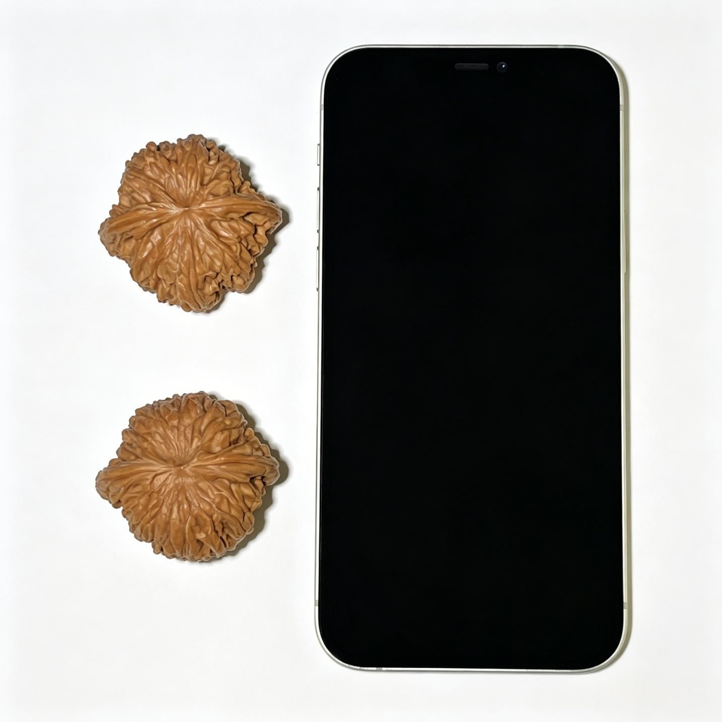 "Millstone" Mopan Wenwan Walnuts Pair | 42.0mm x 40.0mm | MP-1110