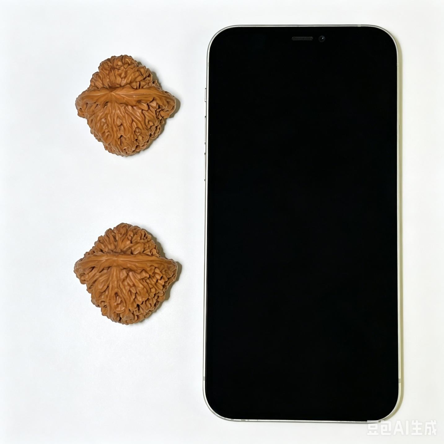 "Triangular Nanjiangshi" Sanjiao Nanjiangshi NJS-1115 Classic Wenwan Walnuts Pair | 36.0mm x 36.0mm | NJS-1115