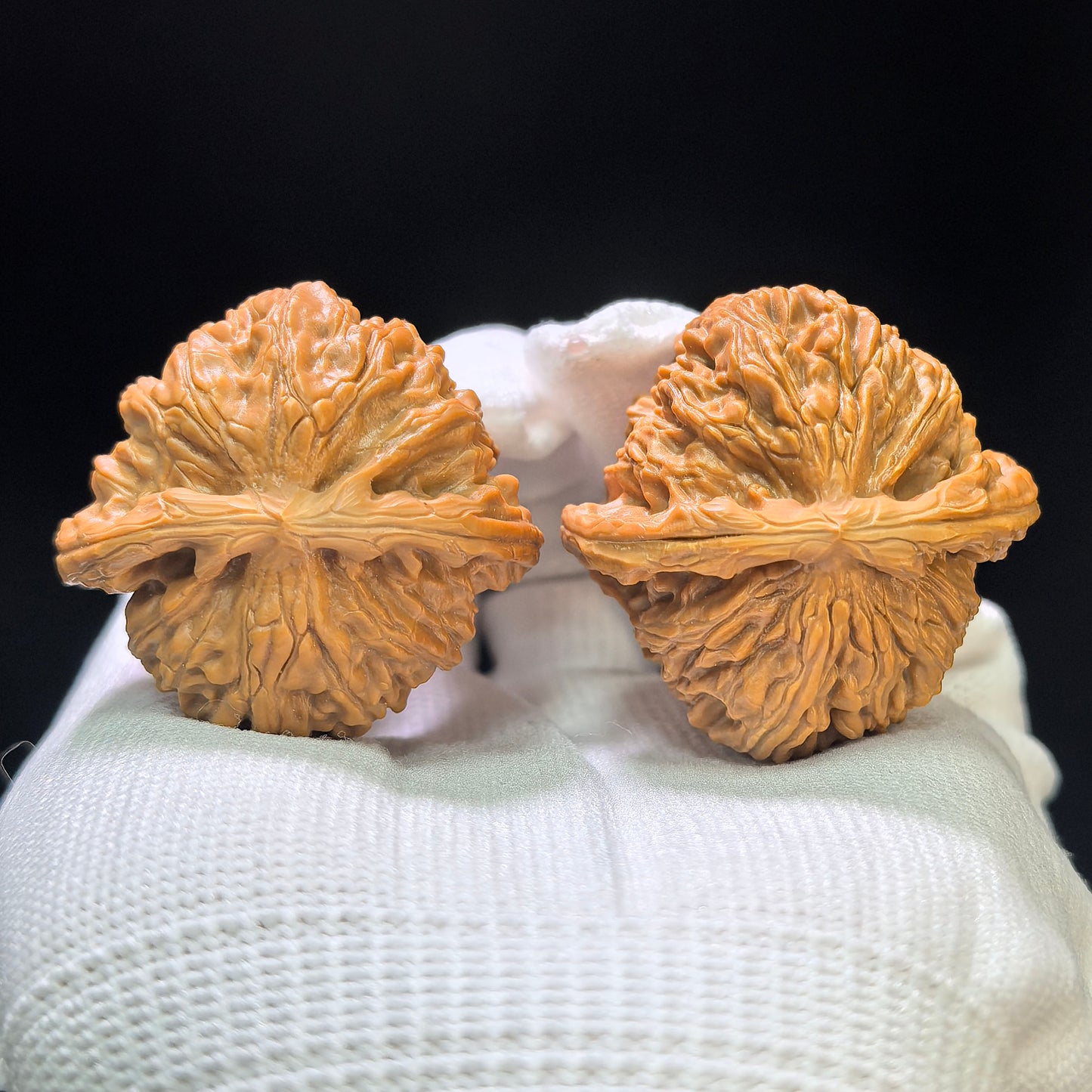 "Panshan" Panshan Wenwan Walnuts (Pair) | 39.0mm x 38.0mm | Stock ID: PS-1402