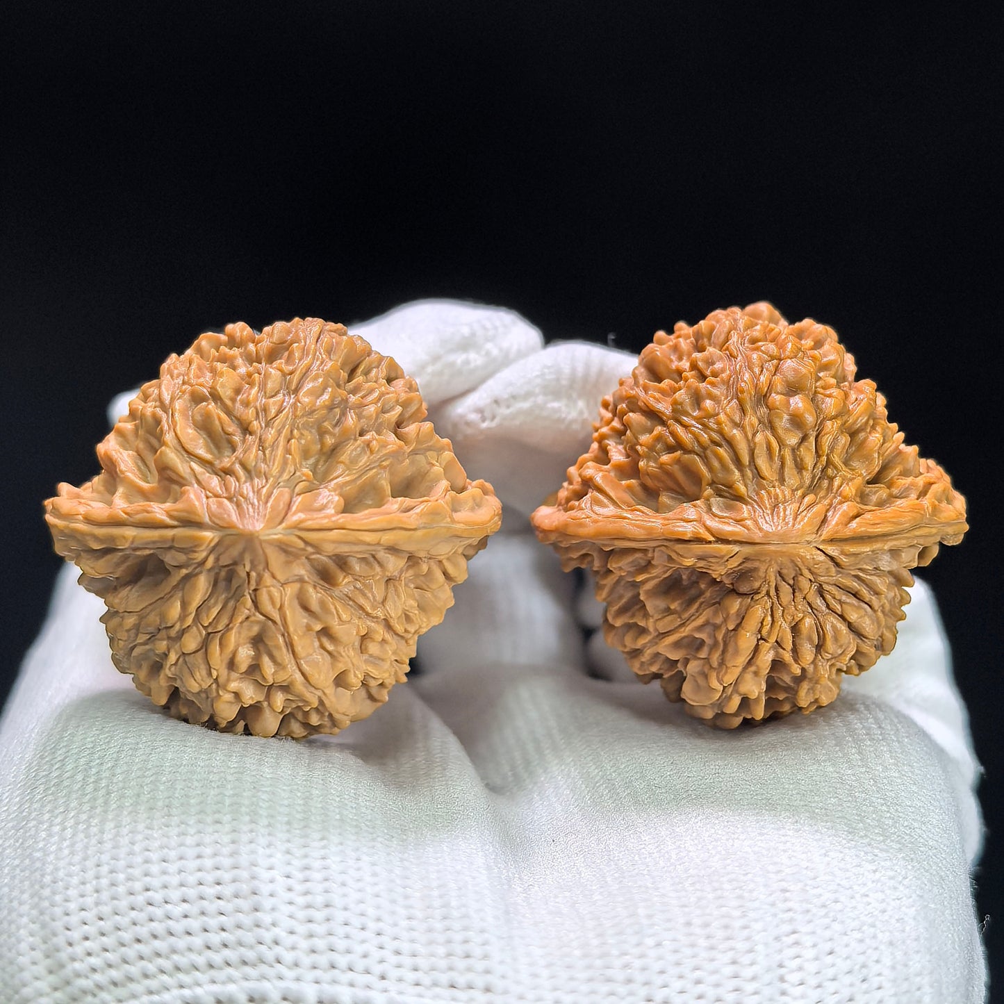"Starry Sky" Mantianxing Low-Profile Wenwan Walnuts Pair | 36.0mm x 34.0mm | MTX-1403
