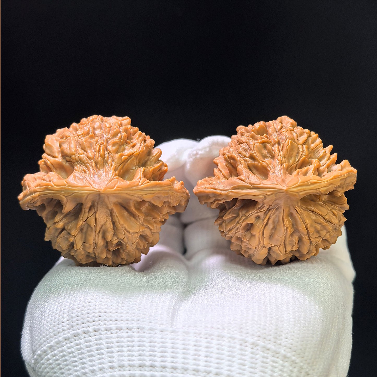 "Official Hat" Guan Mao Wenwan Walnuts (Pair) | 45.0mm x 41.0mm | Stock ID: GM-1105