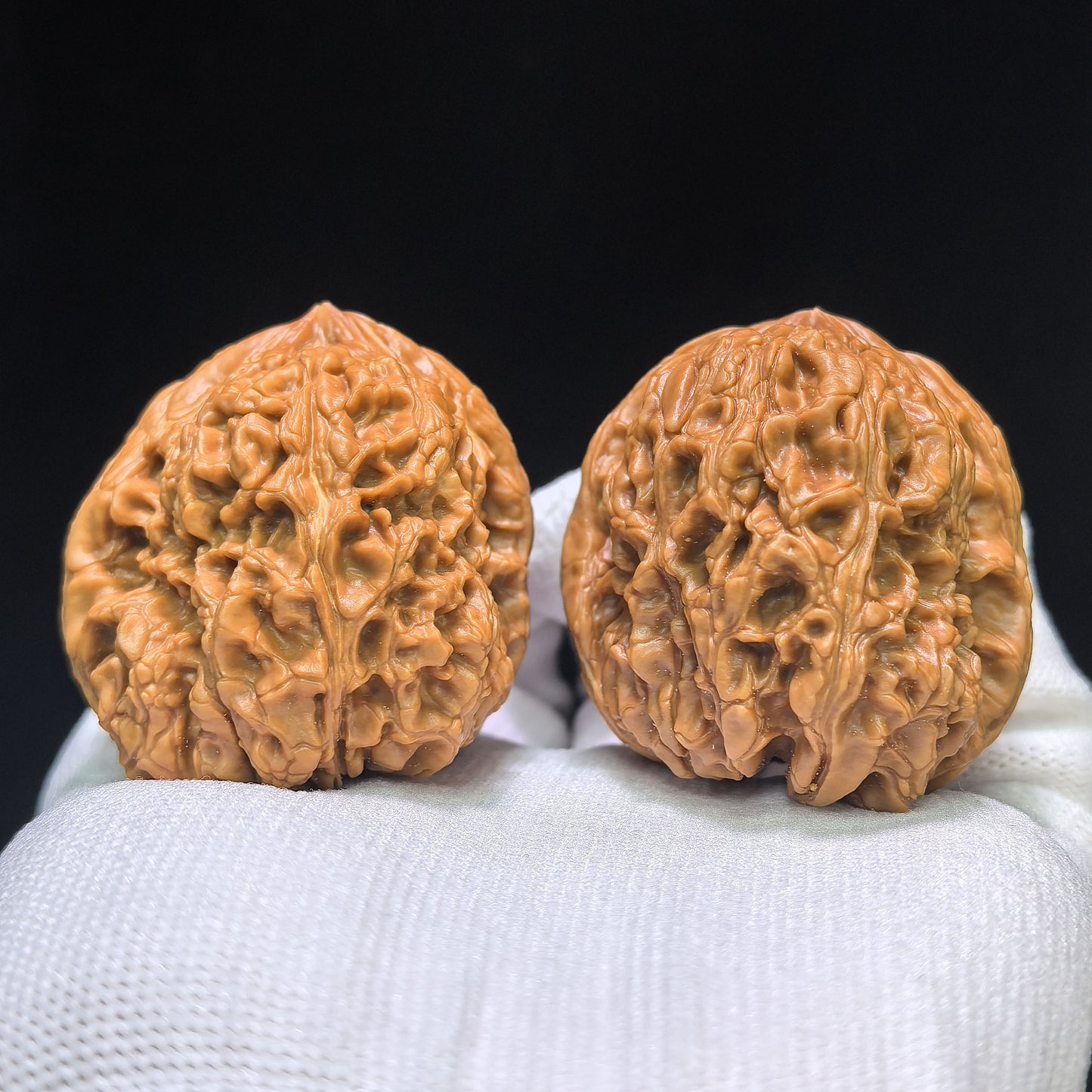 "Chubby Pier" Mendun Wenwan Walnuts Pair | 42.0mm x 45.0mm | MD-1501C