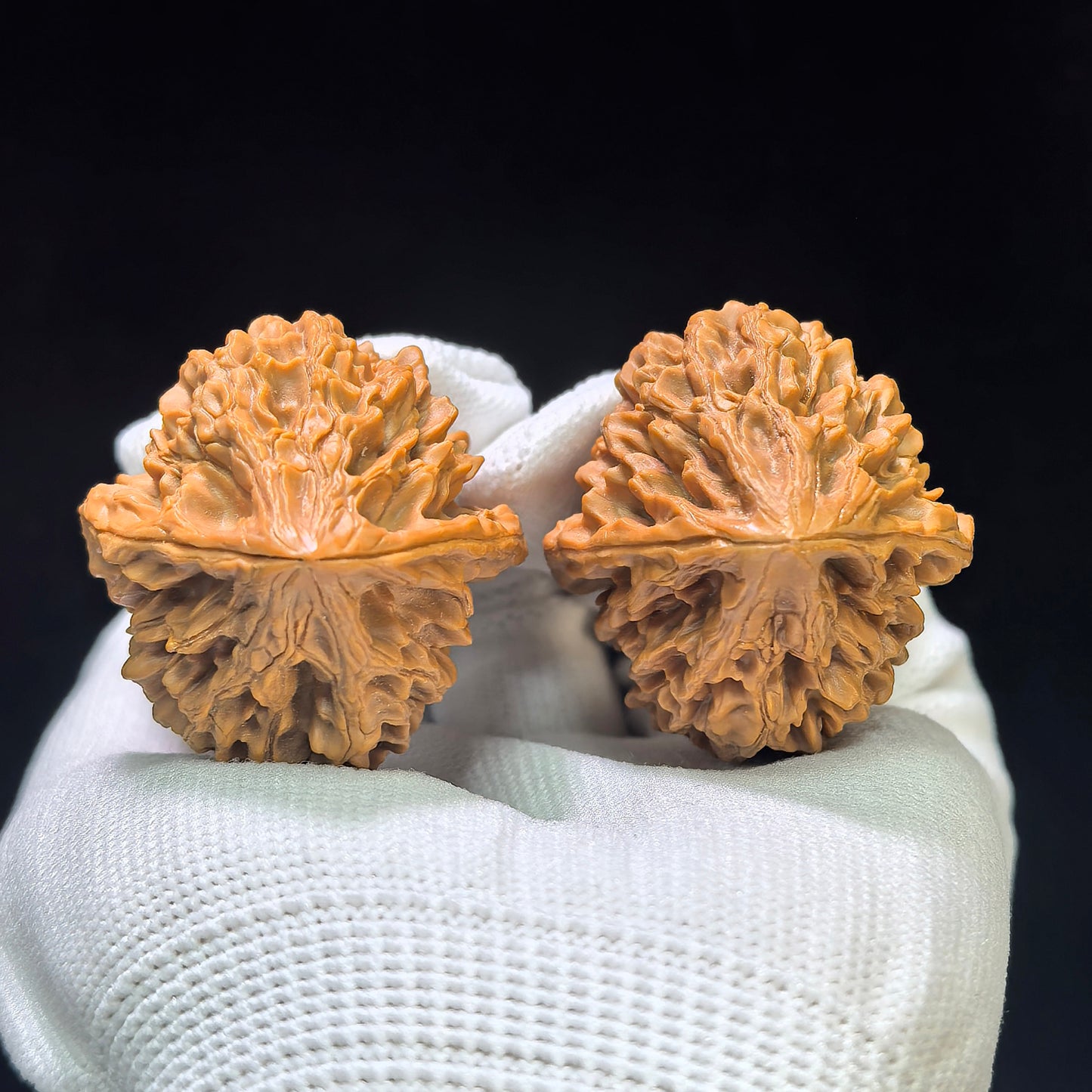 "Fortune Mouse" Zhaocai Shu ZCS-1601 Wenwan Walnuts Pair | 37.0mm x 39.0mm | ZCS-1601
