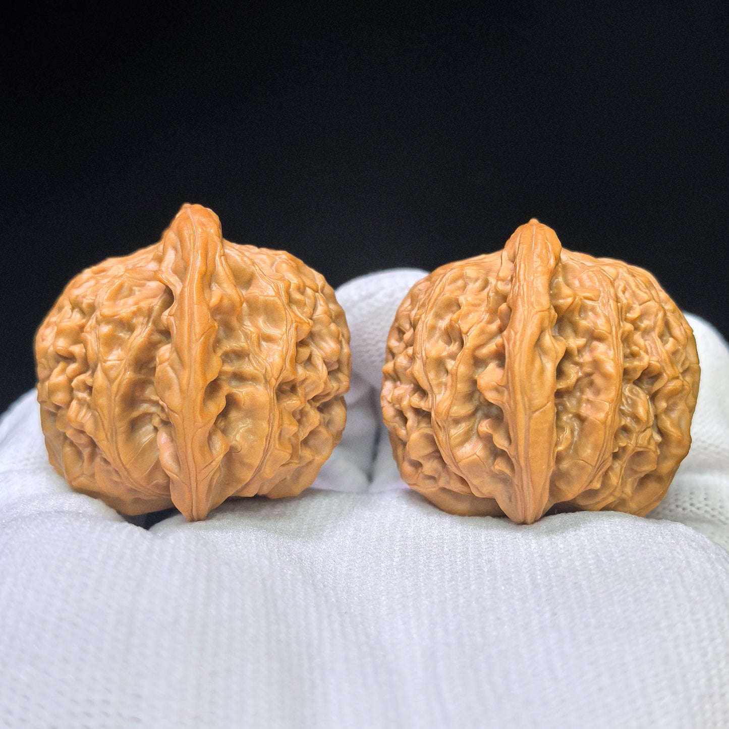 "Shuiquangou Prince Hat" Shuiquangou Gongzimao Wenwan Walnuts Pair | 42.0mm x 37.0mm | SQGGZM-01SY