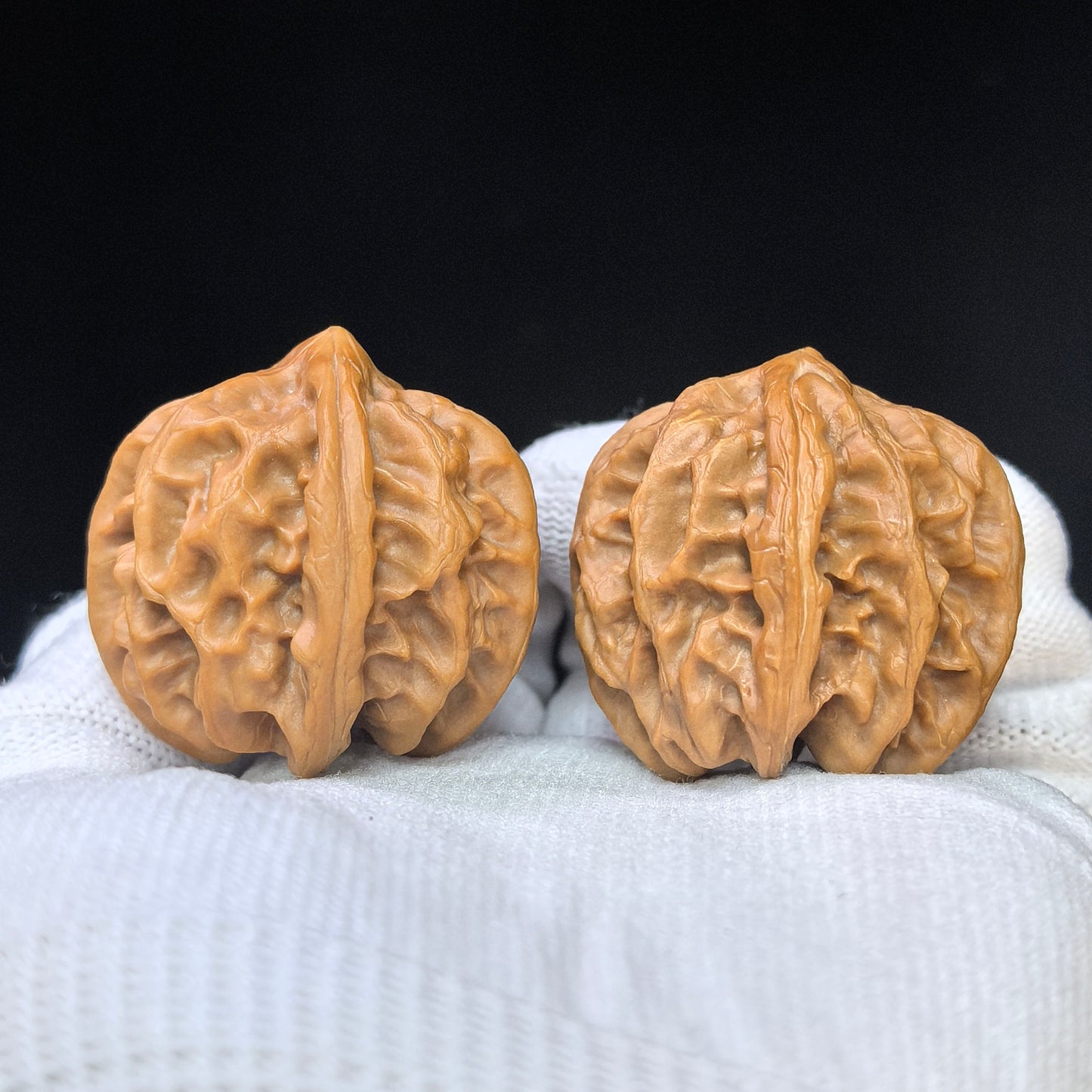 "Cao Great Dragon" Cao Dalong CDL-17D5 Low-Profile Wenwan Walnuts Pair | 35.0mm x 36.0mm | CDL-17D5