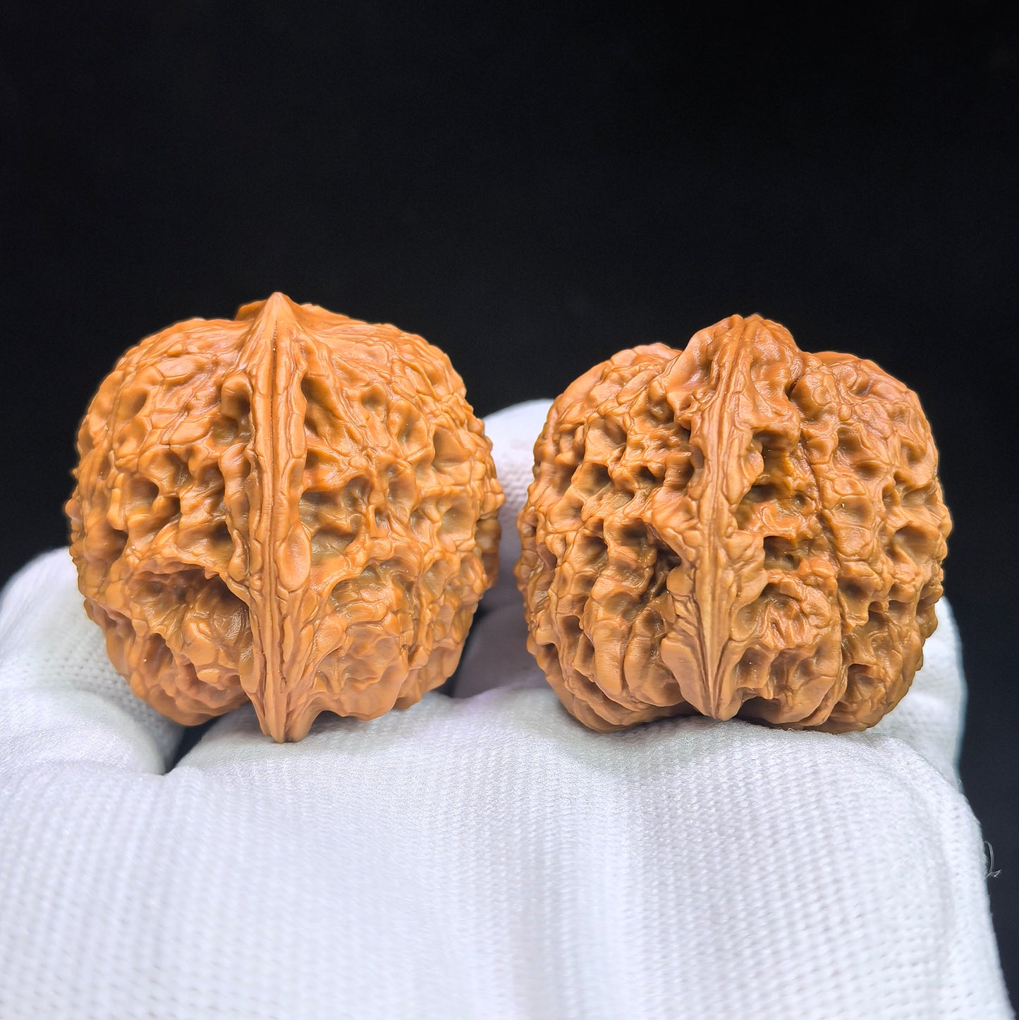 "Grand Reunion / Great Sphere" Datuanyuan DTY-17C6C Low-Profile Wenwan Walnuts Pair | 41.0mm x 41.0mm | DTY-17C6C